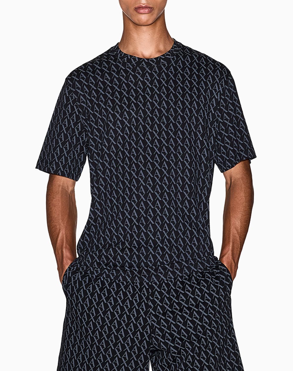 Men's T-Shirts Armani Exchange Black