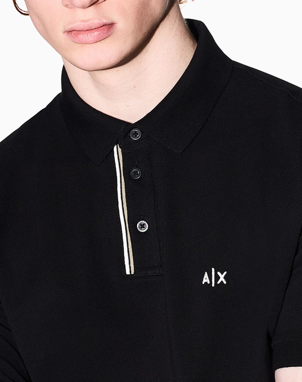 Men's Polo Shirts Armani Exchange Black