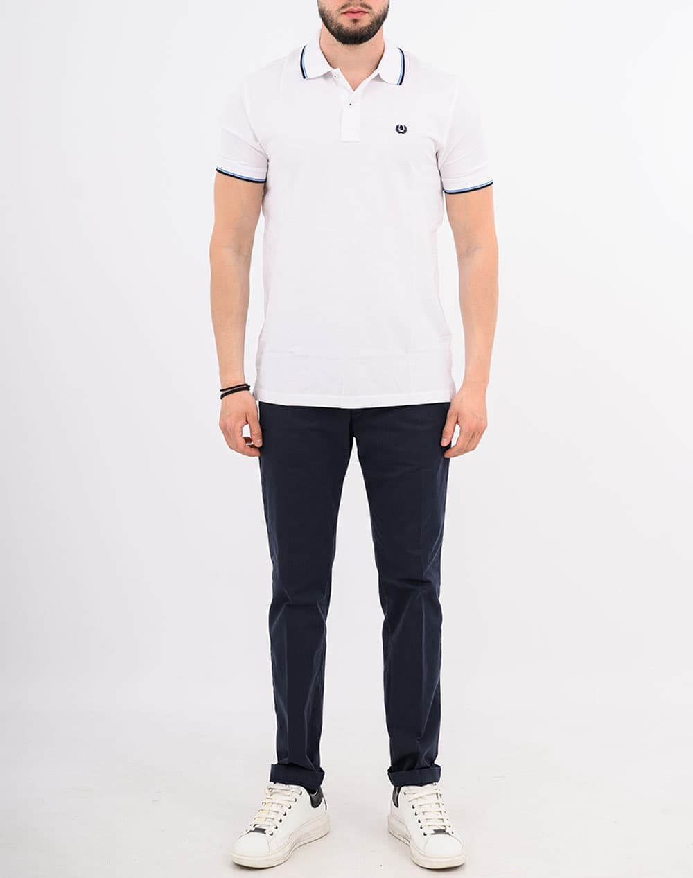 Men's Polo Shirts Ascott White