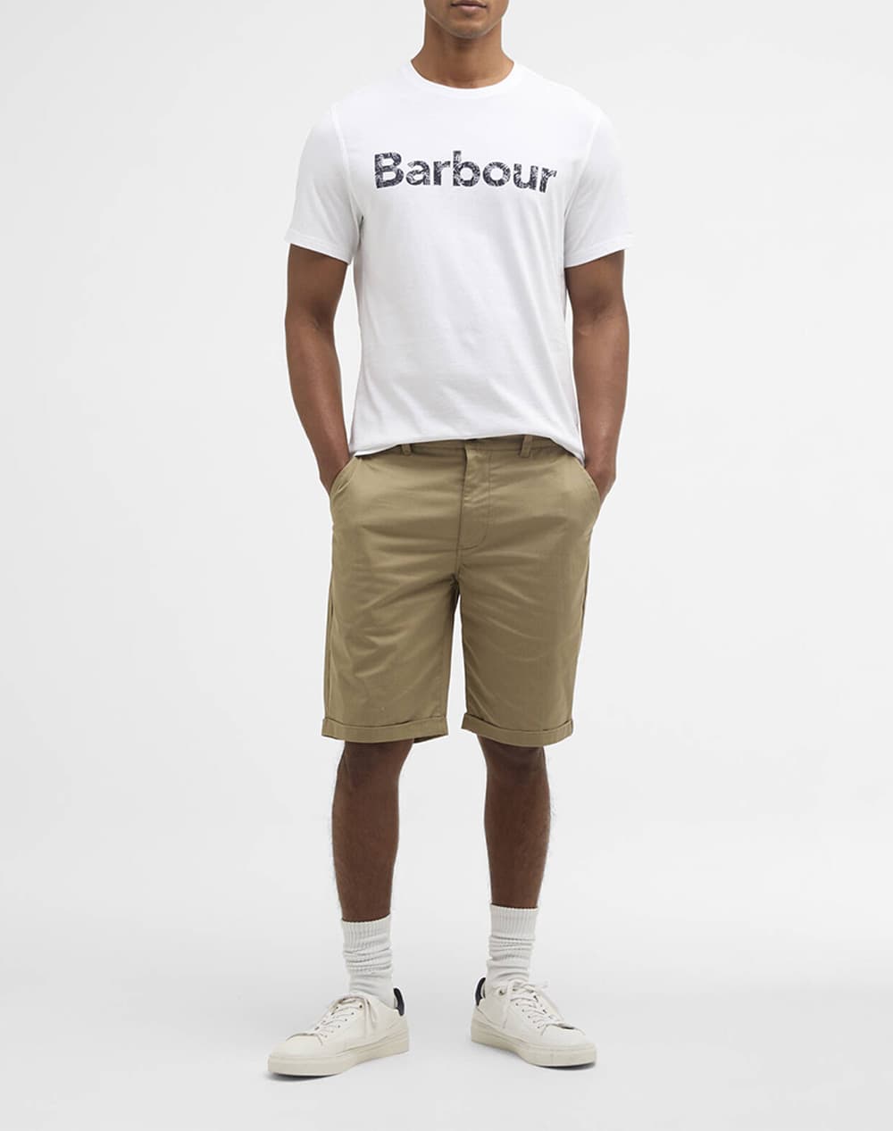 Men's T-Shirts Barbour White