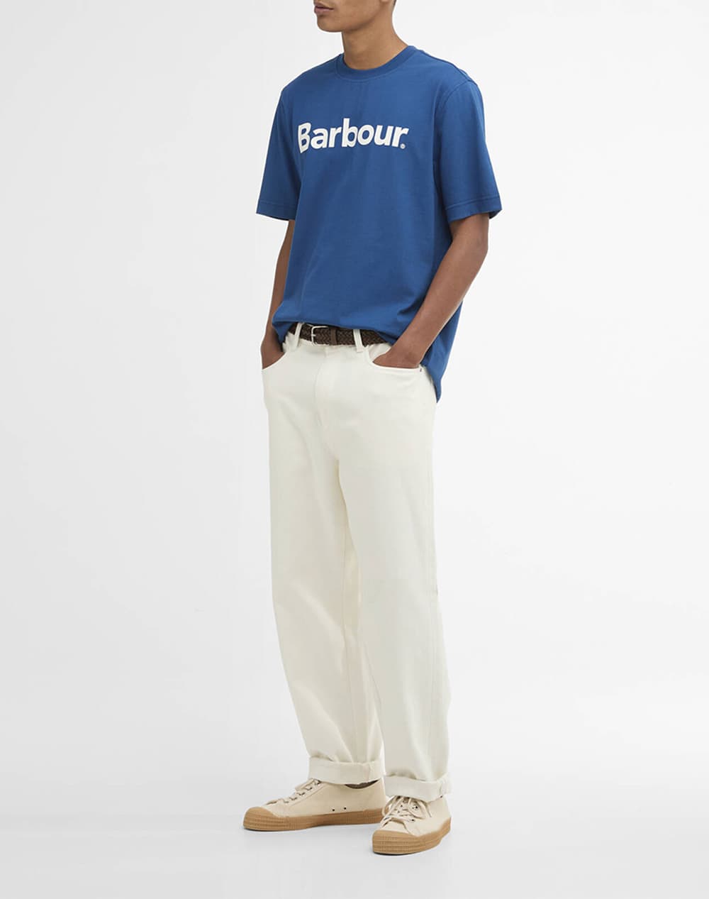 Men's T-Shirts Barbour Blue