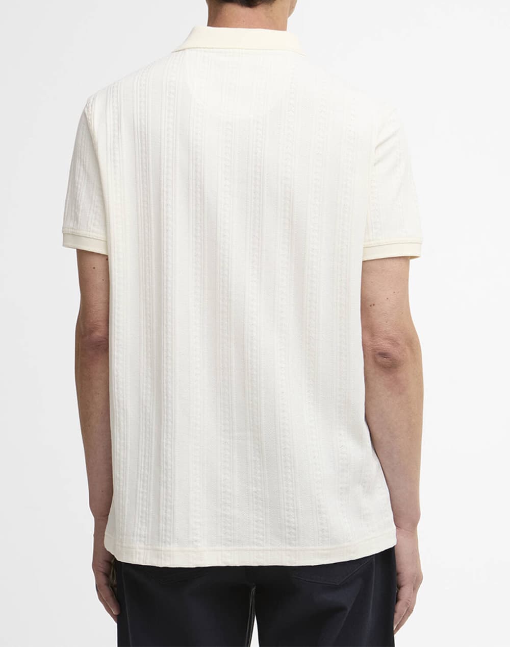 Men's Polo Shirts Barbour Ecru