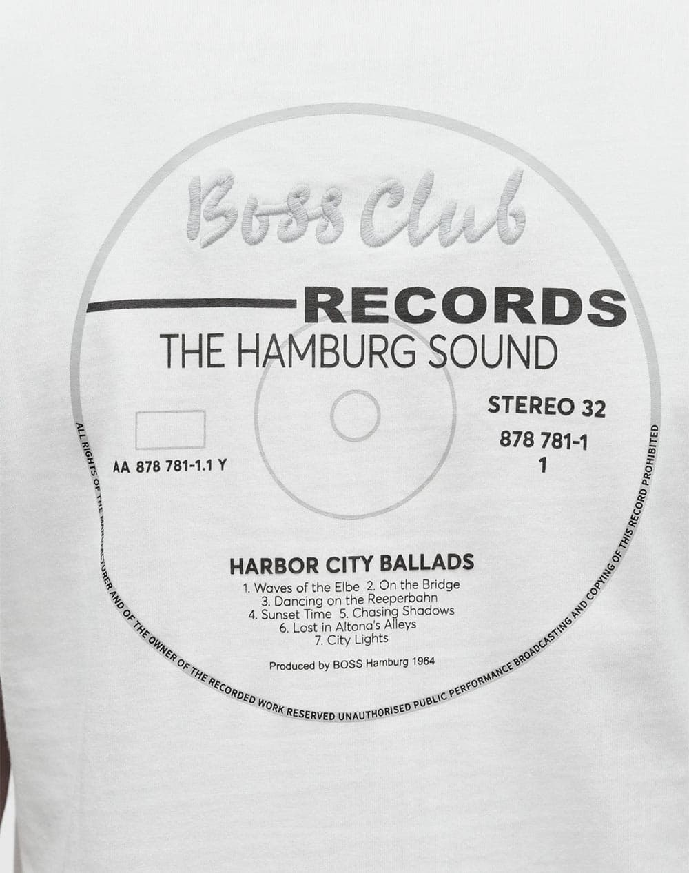 Men's T-Shirts Boss White