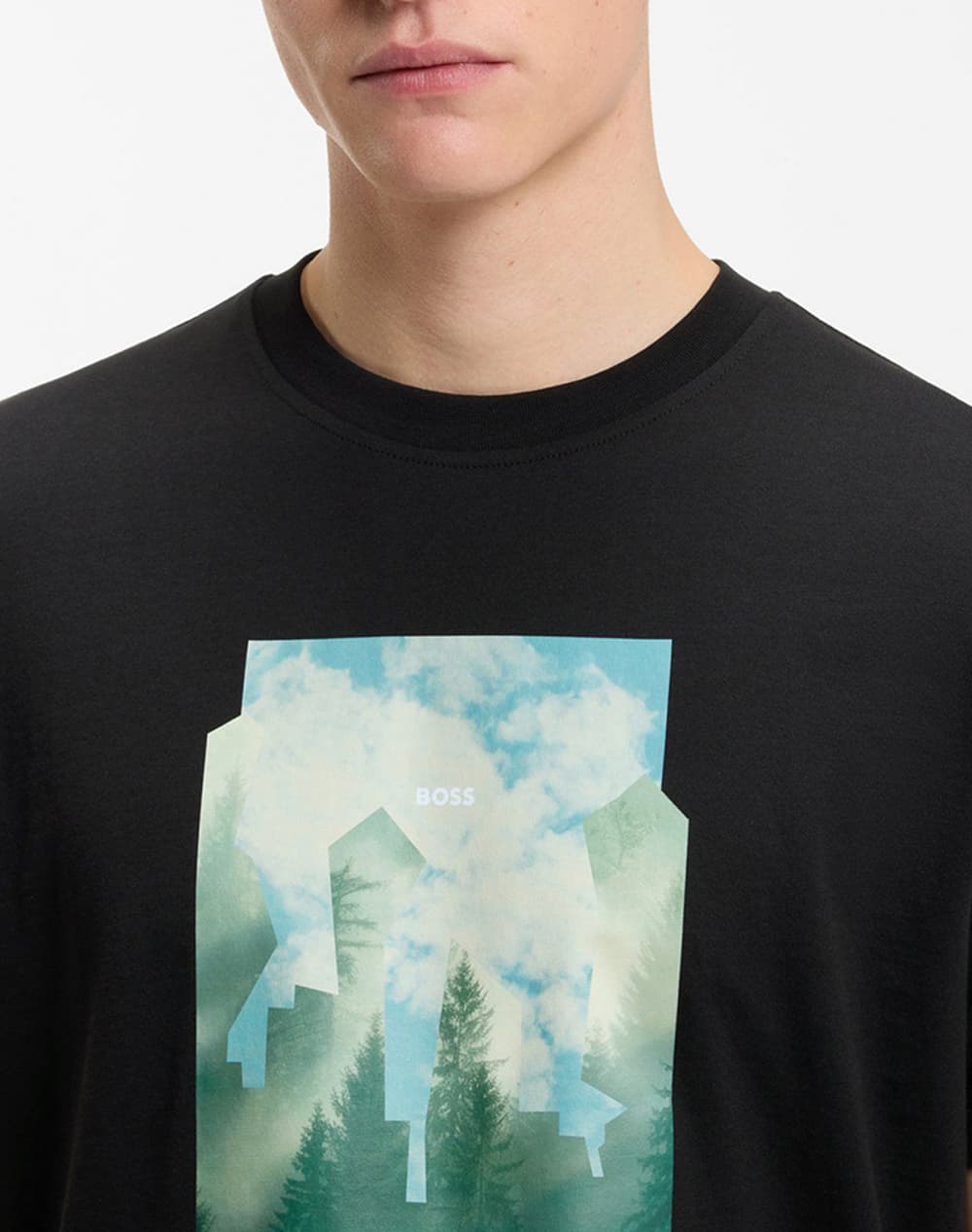 Men's T-Shirts Boss Black