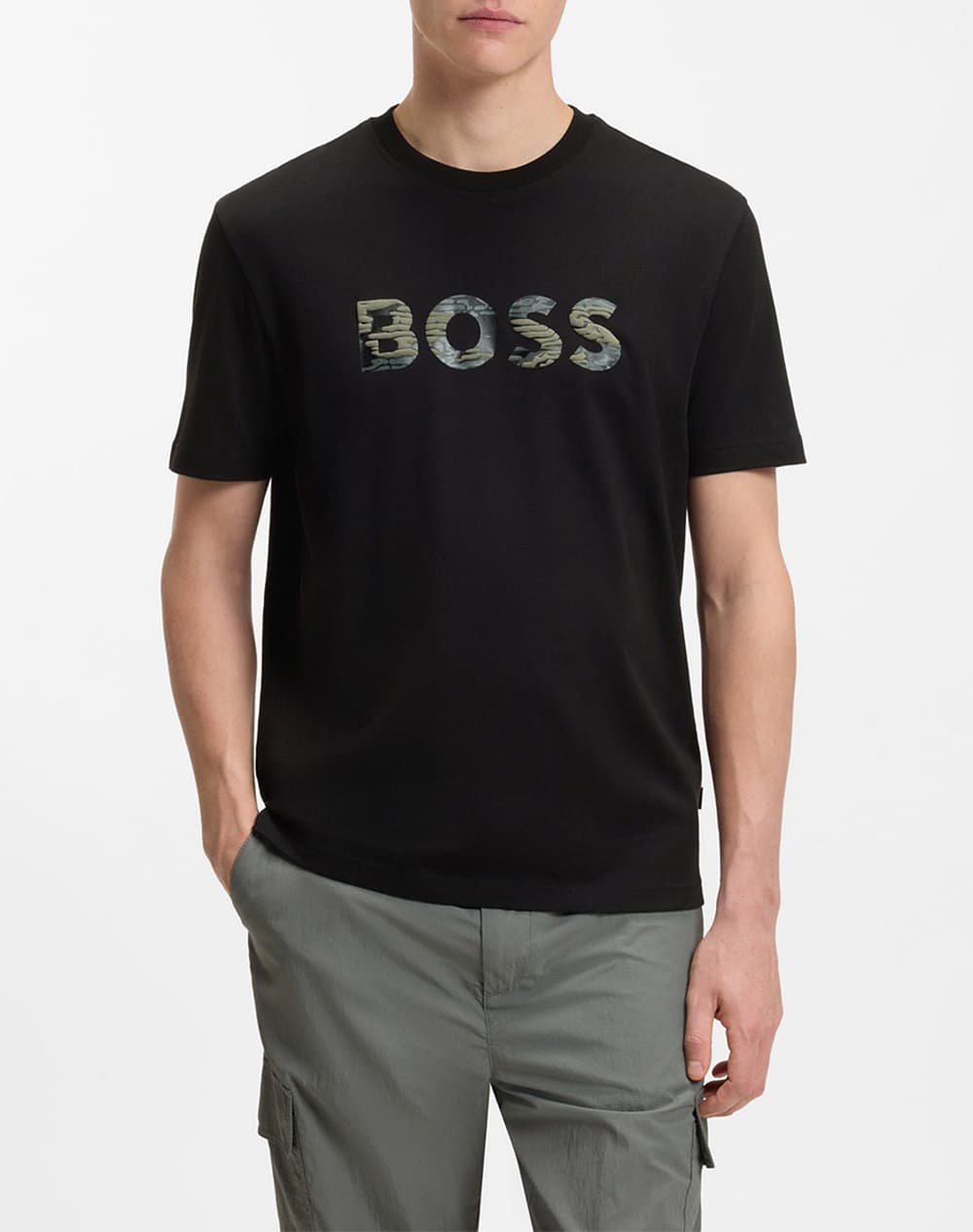 Men's T-Shirts Boss Black