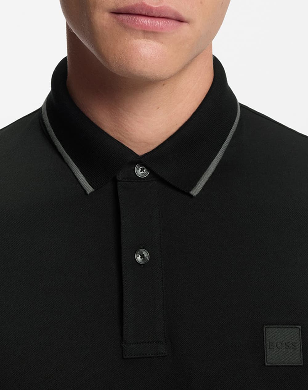Πόλο με κοντά μανίκια BOSS Passertip