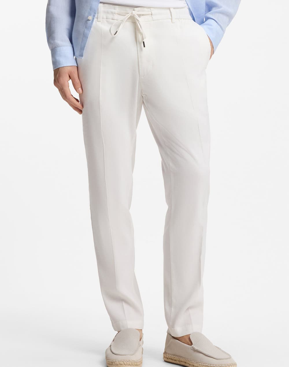 Men's Pants Boss White
