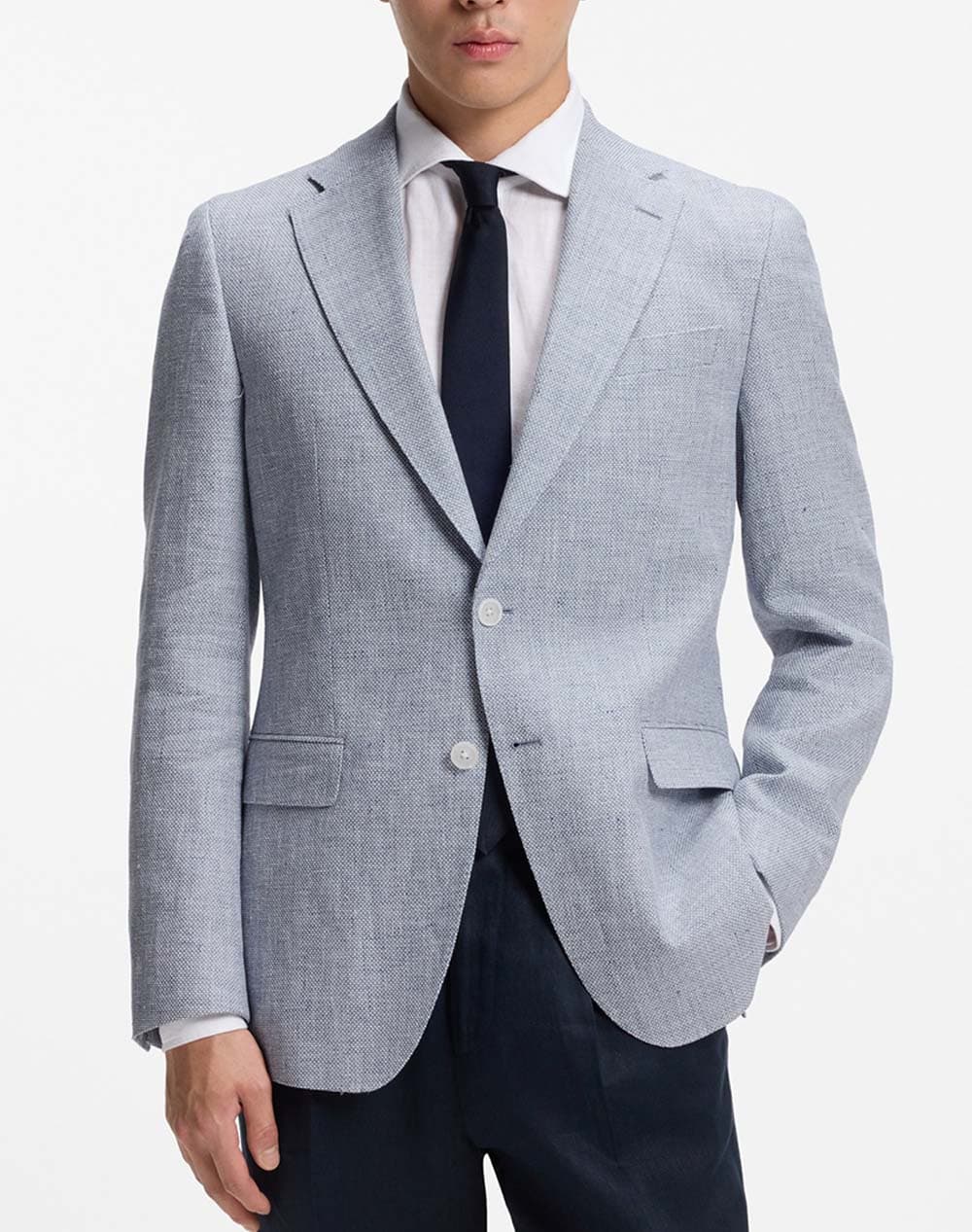 Men's Blazers Boss Blue