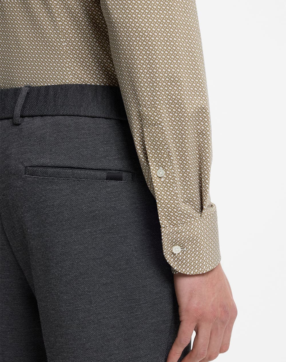 Men's Shirts Boss Beige