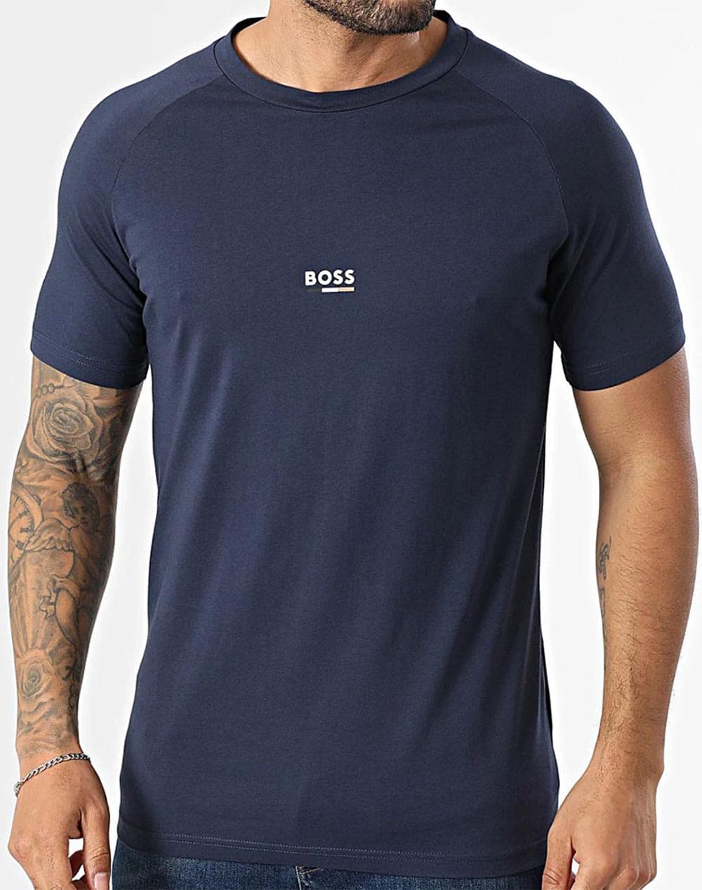BOSS T-Shirt RN Slim Fit 10249533 02 50517970-415 NavyBlue