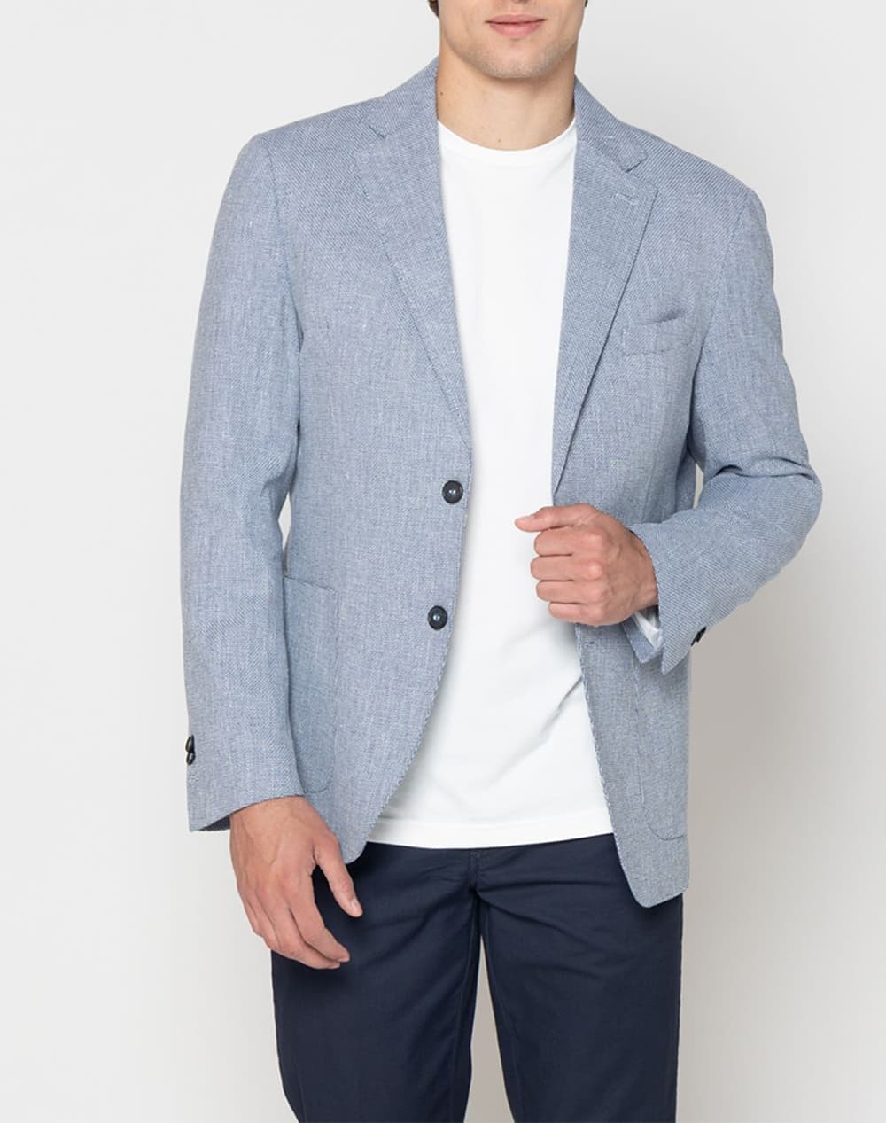 THE BOSTONIANS ΣΑΚΑΚΙ DOBBY 3J00670-SAX LightBlue