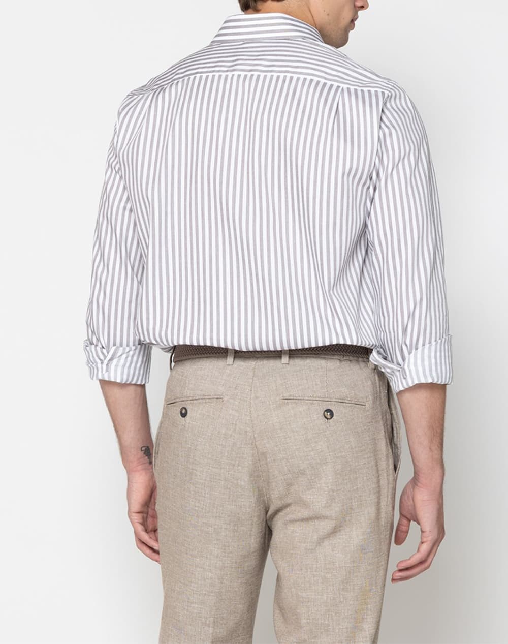 Men's Shirts The Bostonians Beige