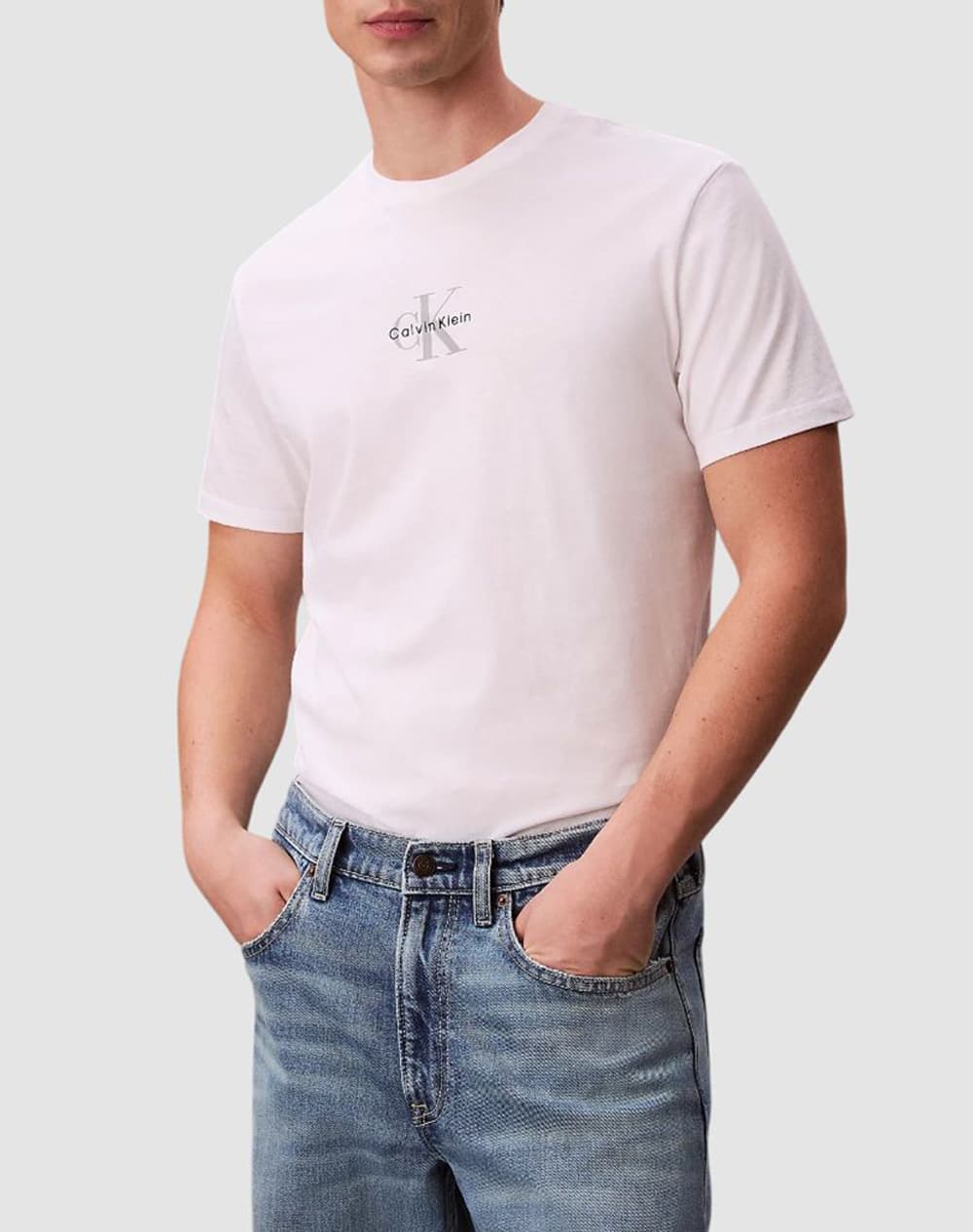 Men's T-Shirts Calvin Klein Ecru