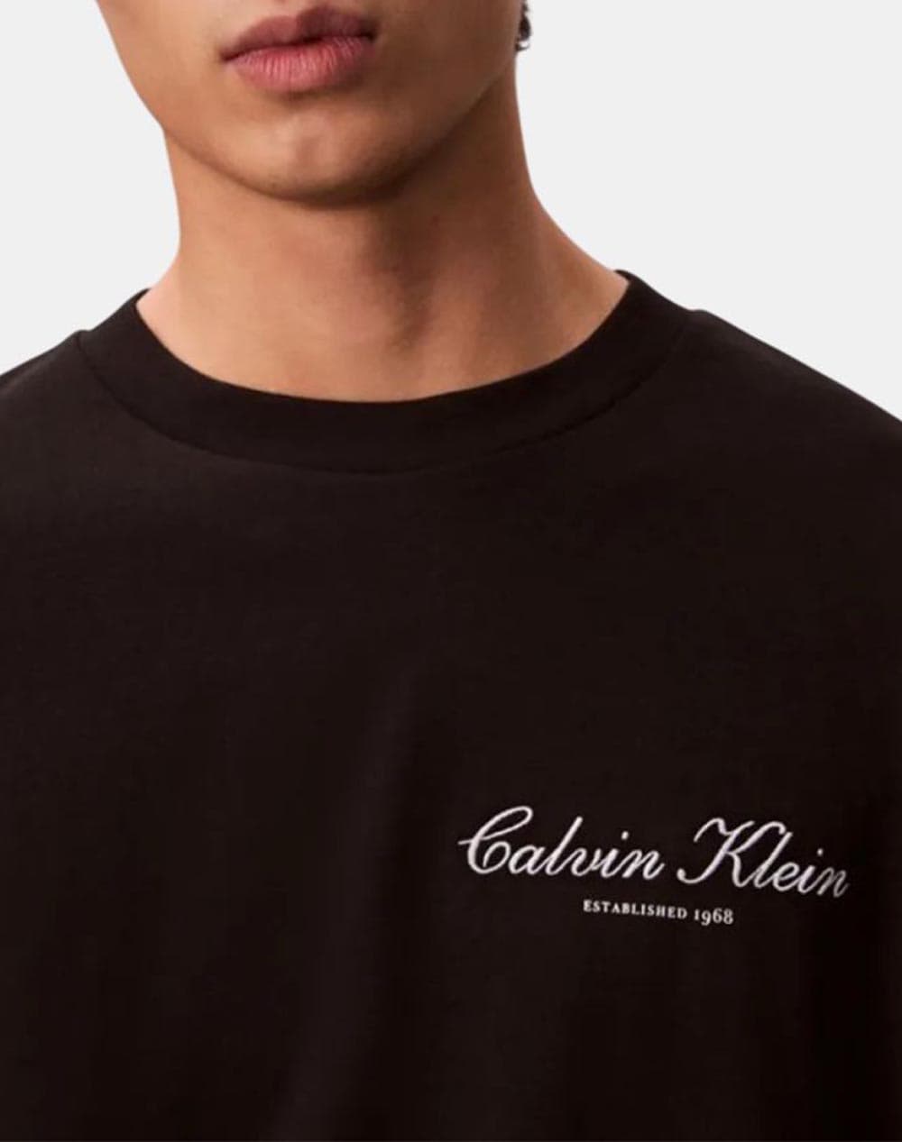T-SHIRT CALVIN KLEIN LOGO BLACK CALVIN KLEIN