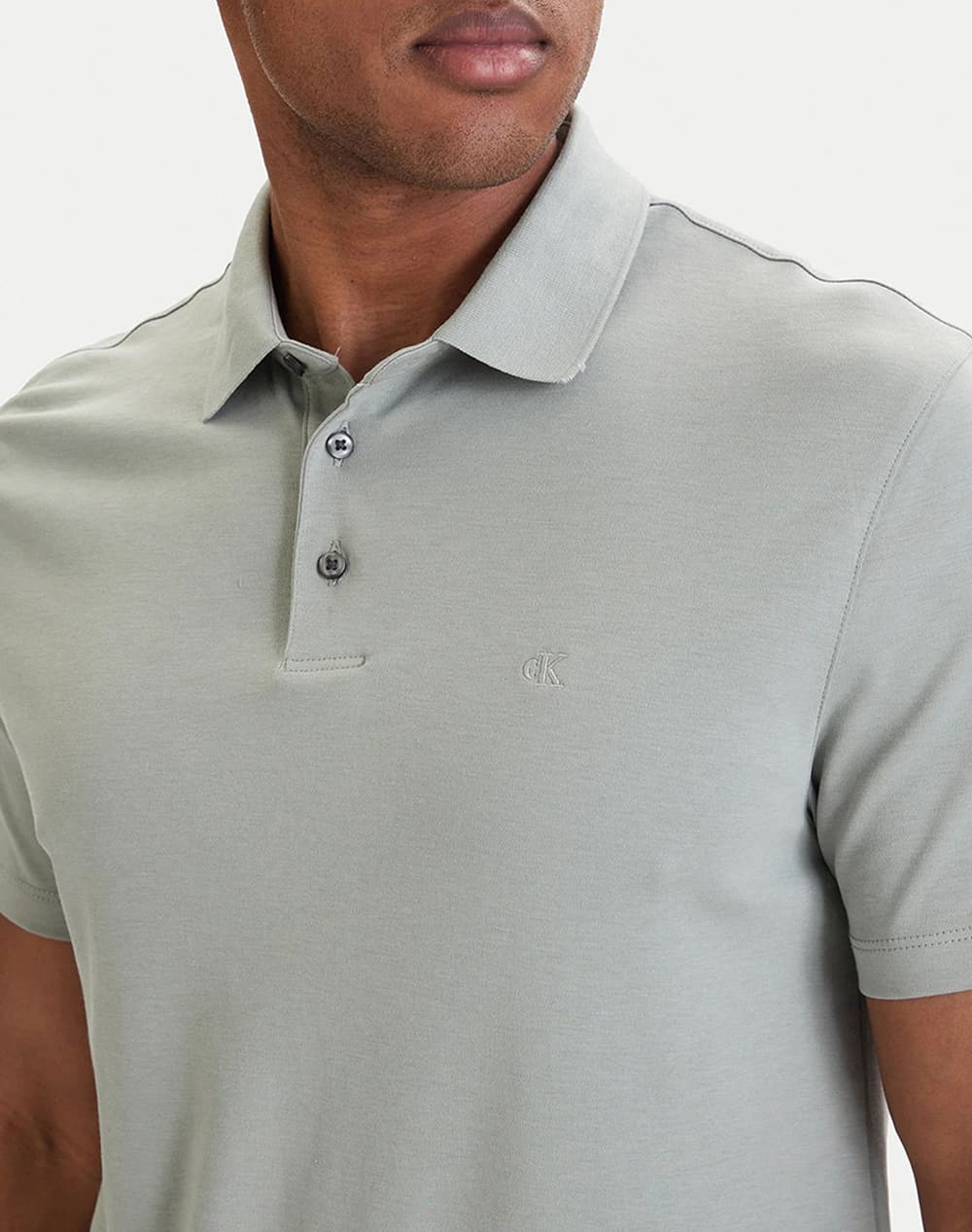 Men's Polo Shirts Calvin Klein Gray
