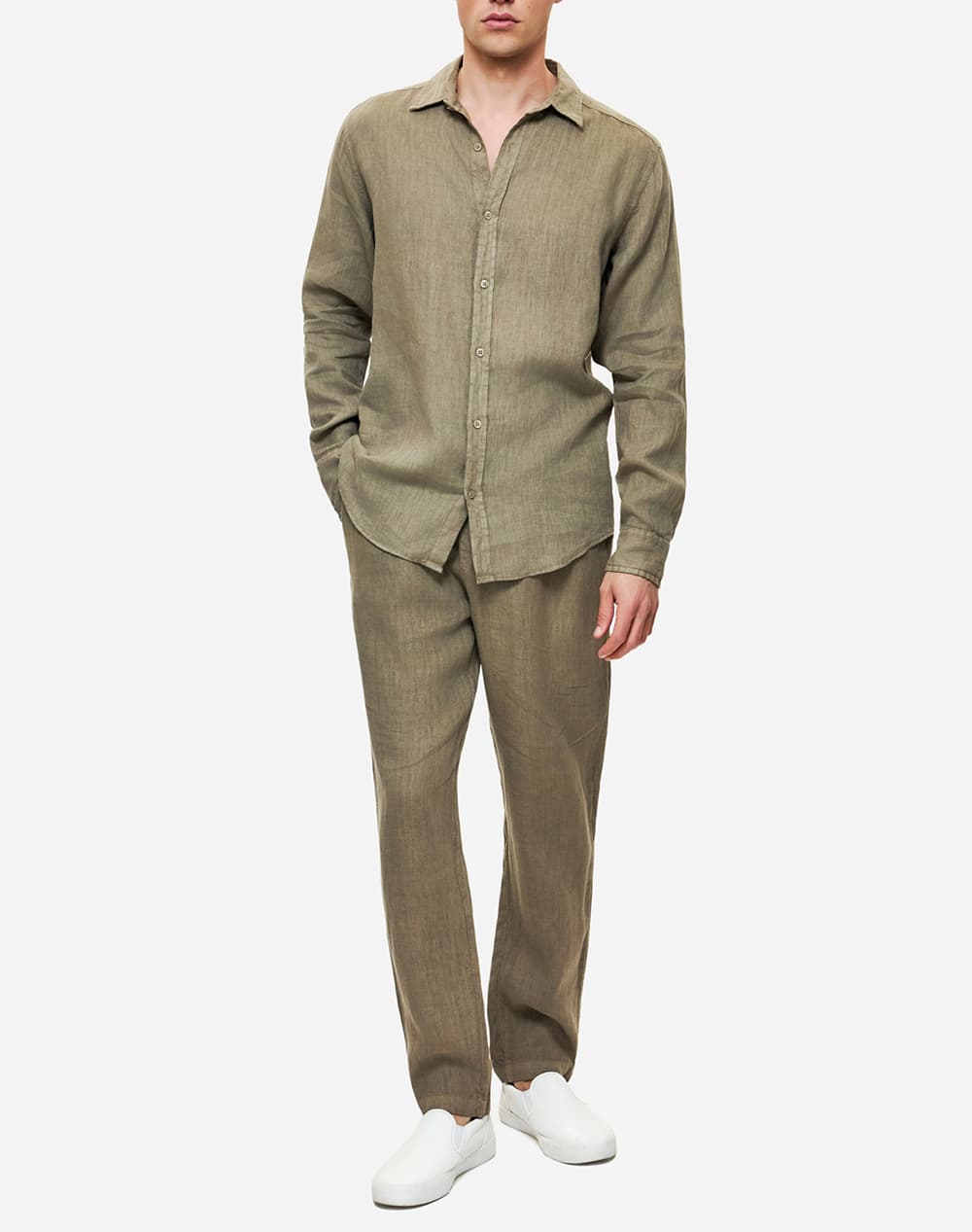 Men's Shirts Dirty Laundry Khaki