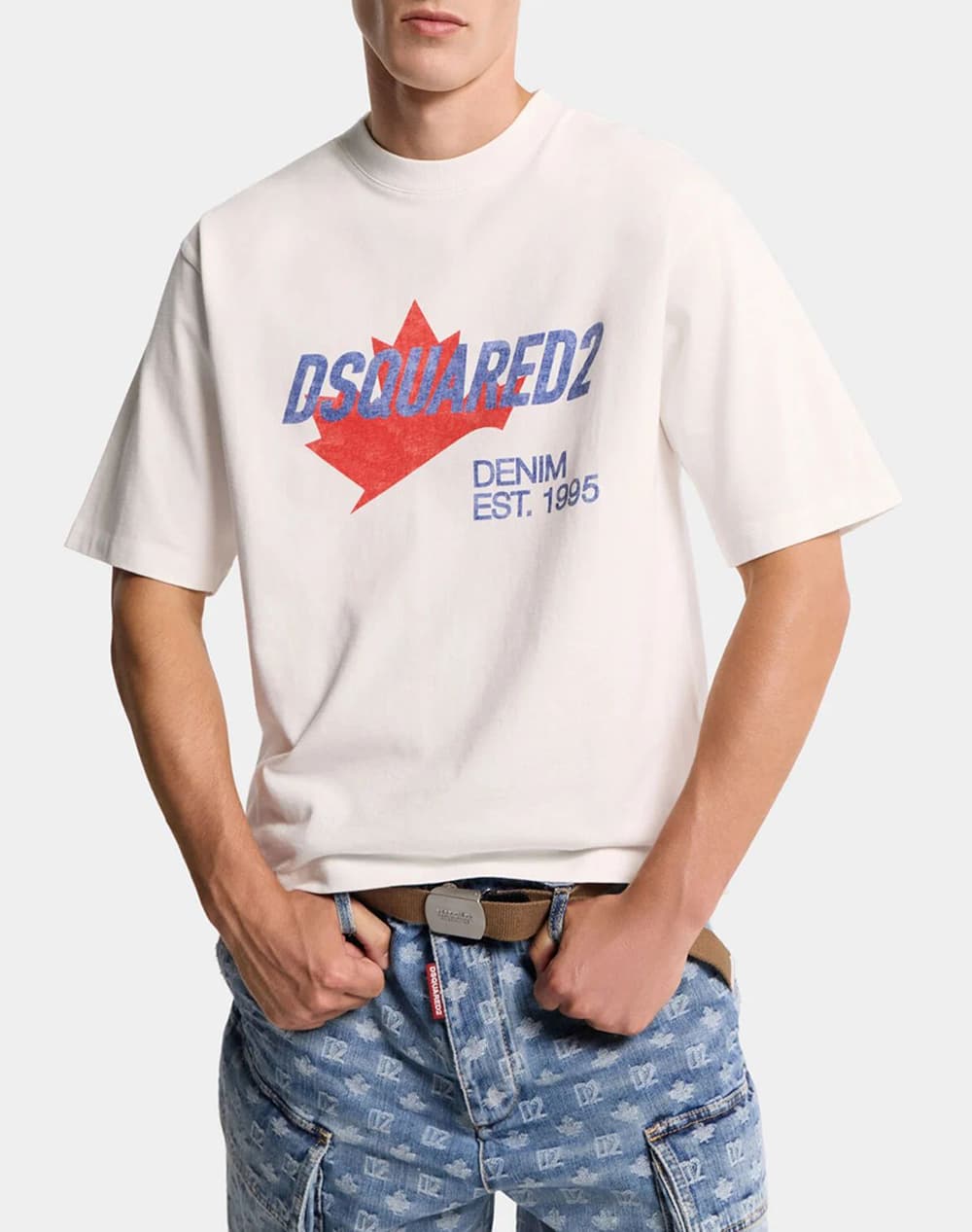 Men's T-Shirts Dsquared2 Ecru