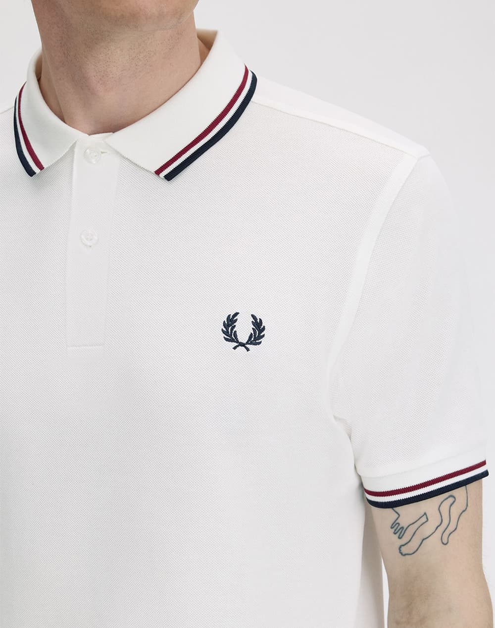 Men's Polo Shirts Fred Perry Ecru