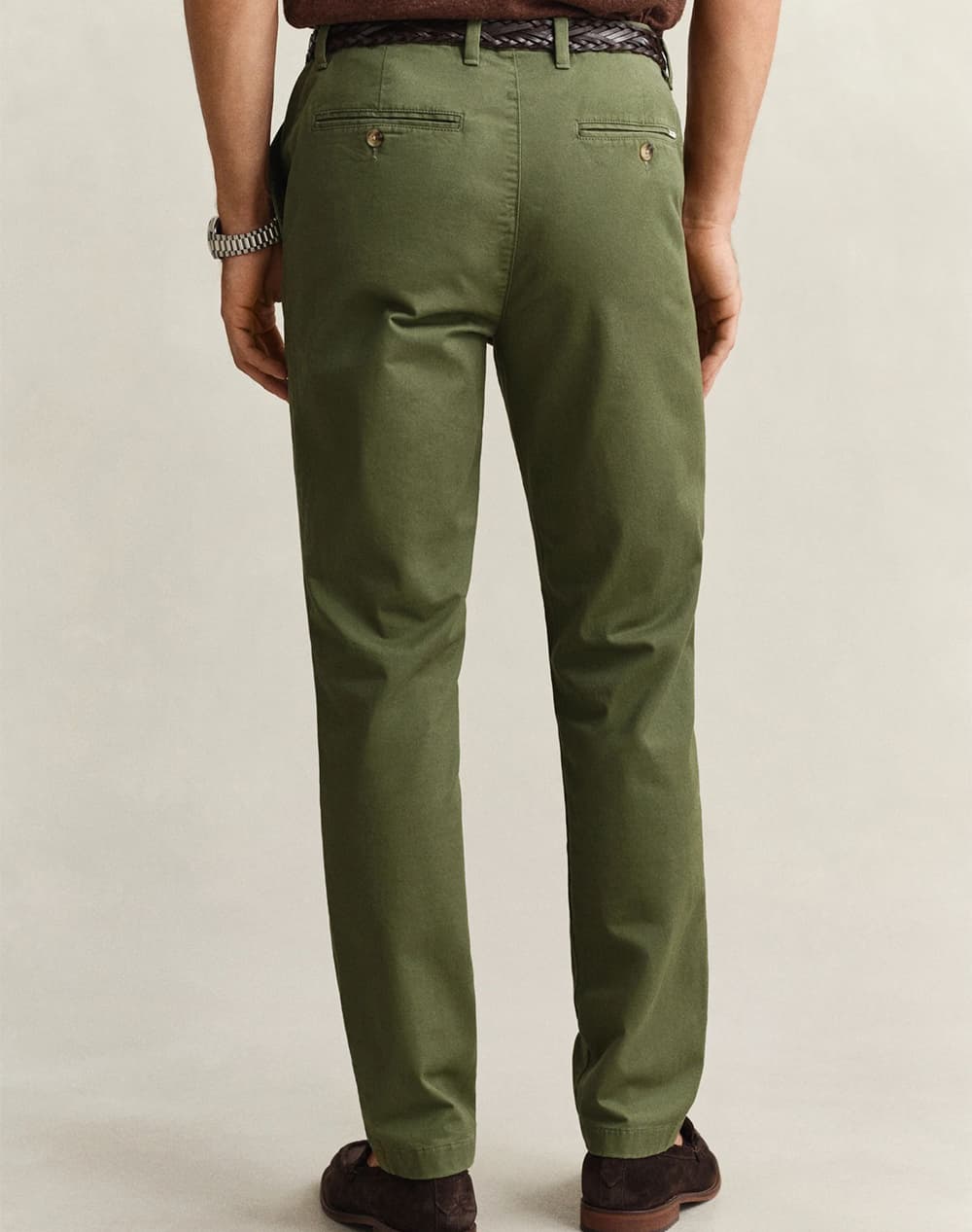 Men's Chino Pants Gant Green