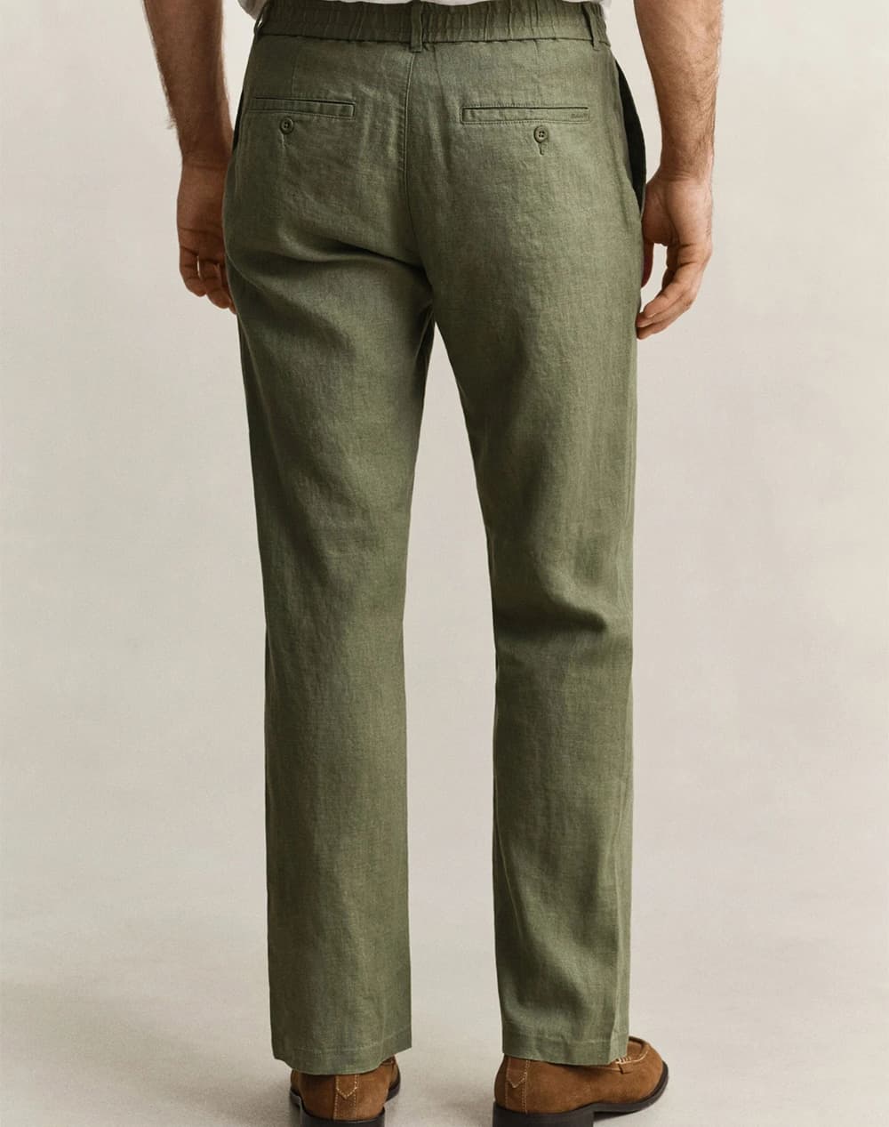 Men's Chino Pants Gant Khaki