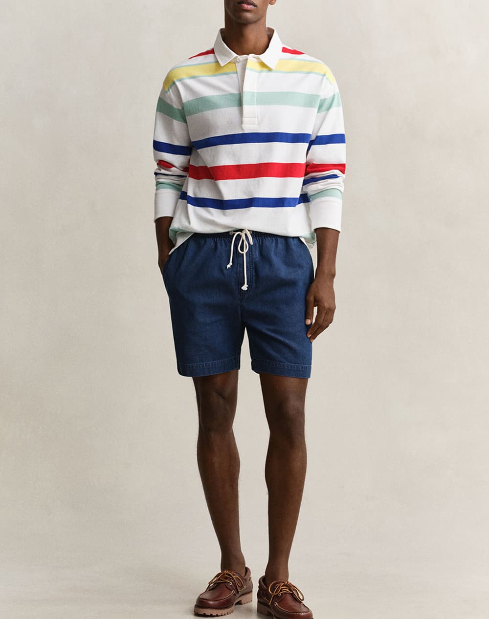 Men's Denim Shorts Gant Blue