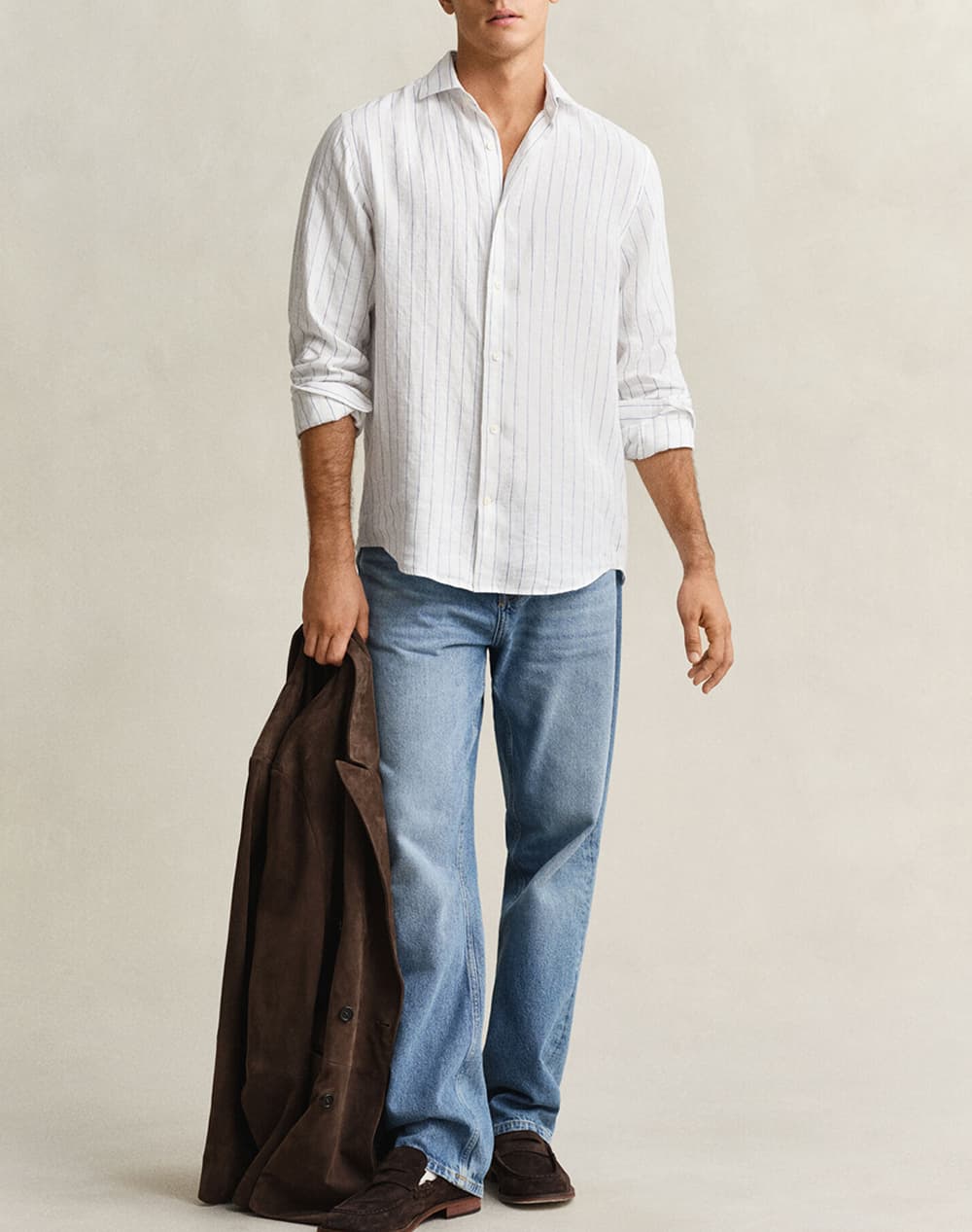 Men's Shirts Gant White