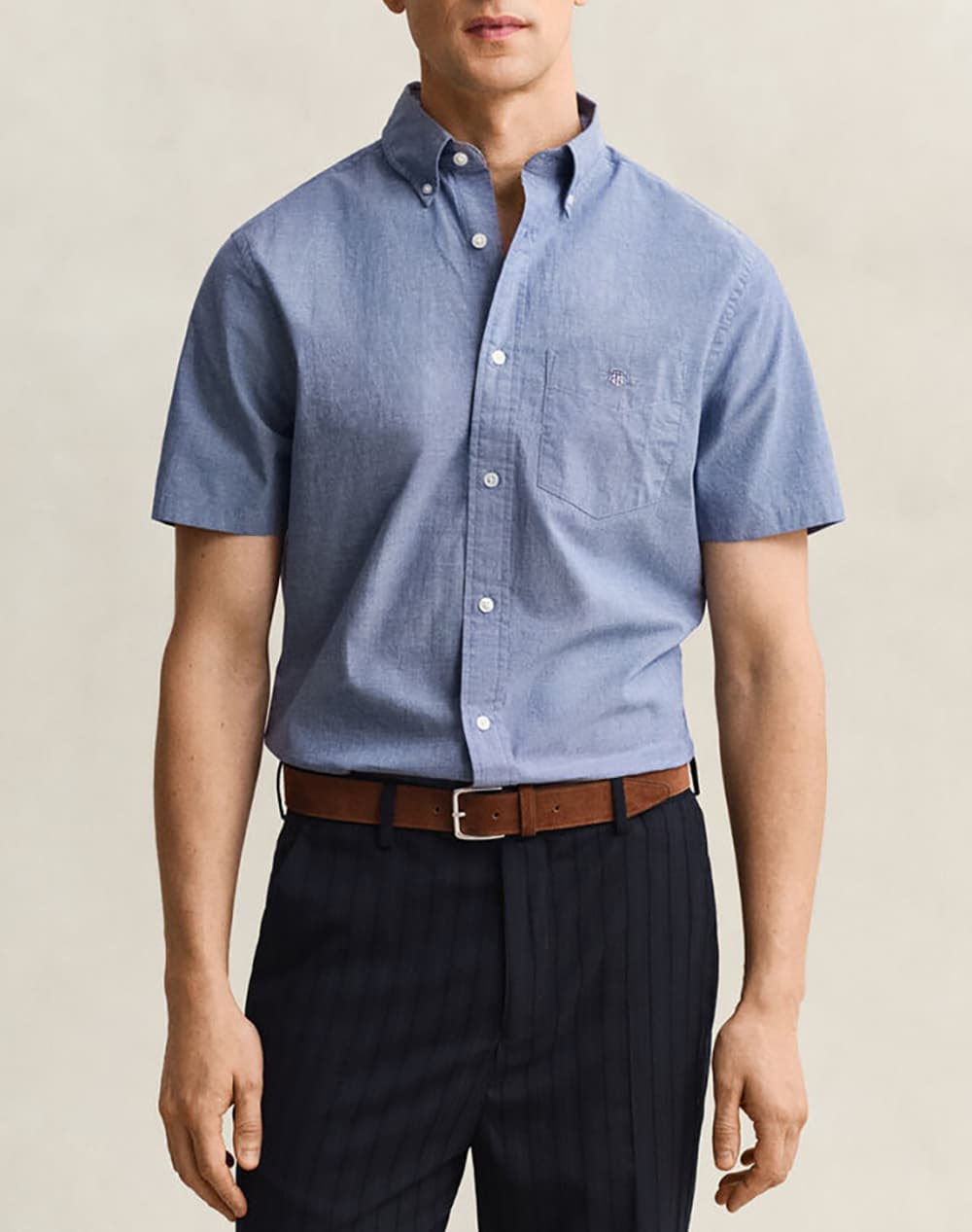 Men's Shirts Gant Blue