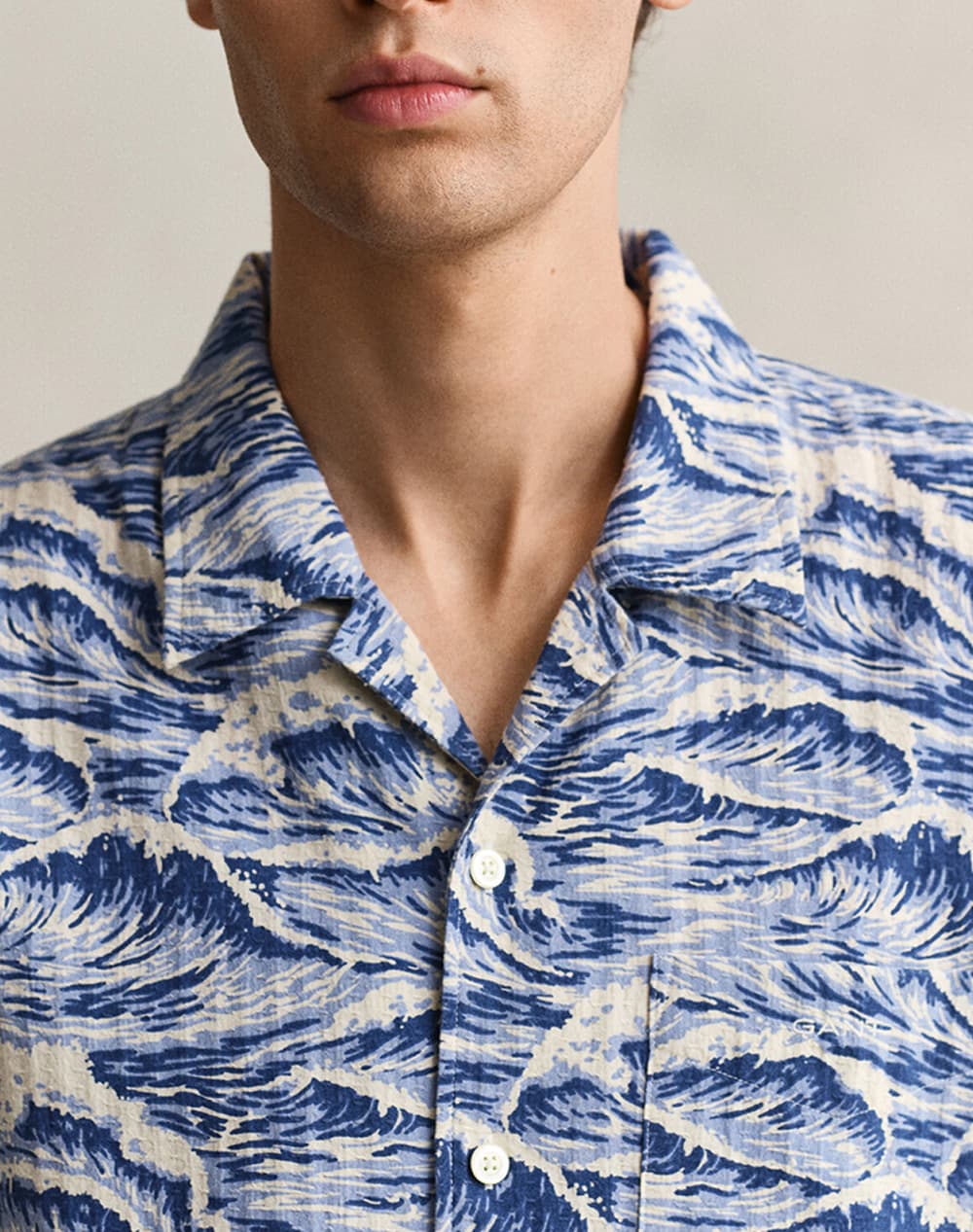 Men's Shirts Gant Blue