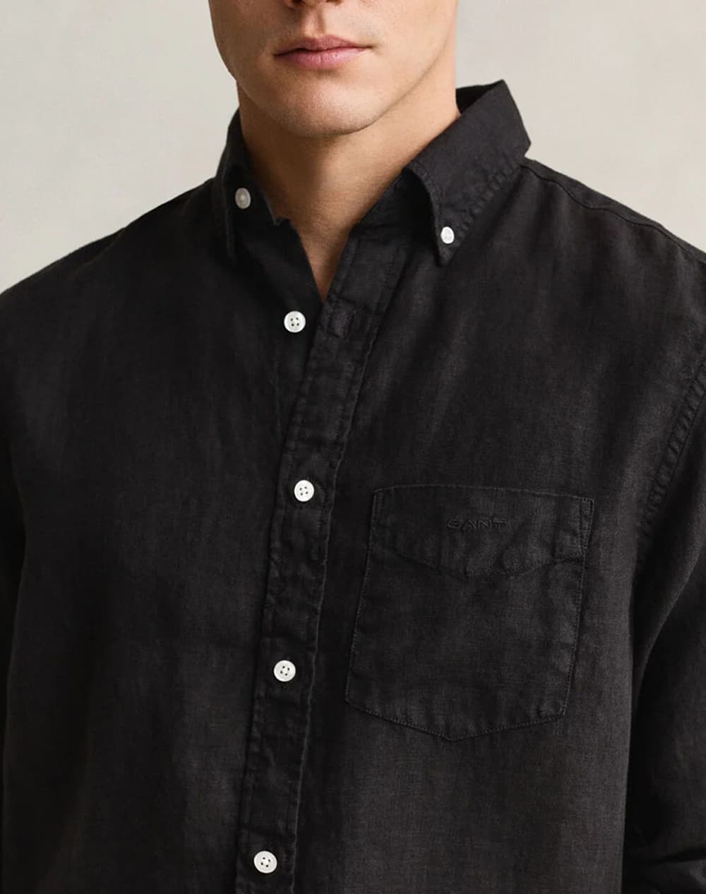 Men's Shirts Gant Black