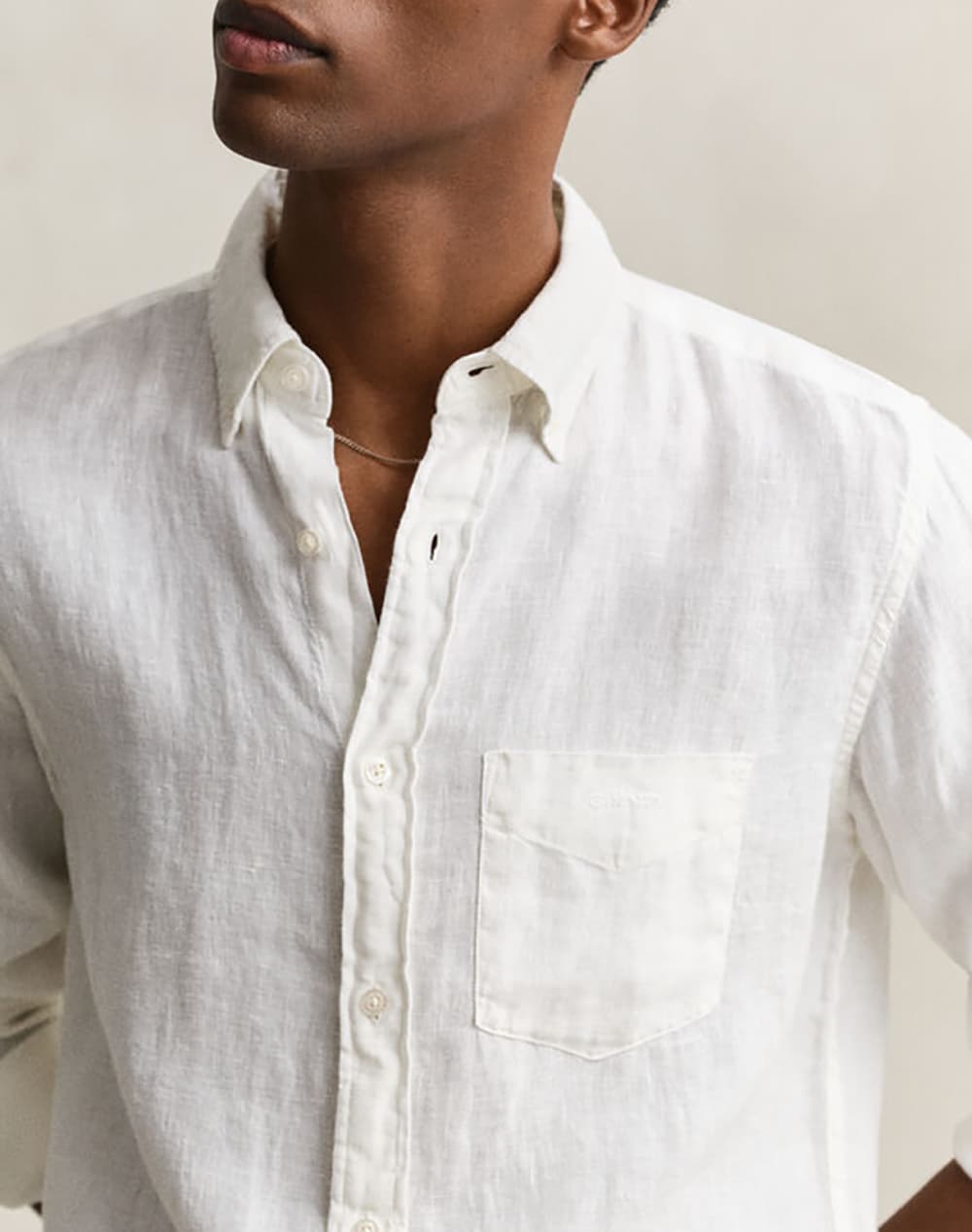 Πουκάμισο με μακριά μανίκια Gant REG GMNT DYED LINEN SHIRT