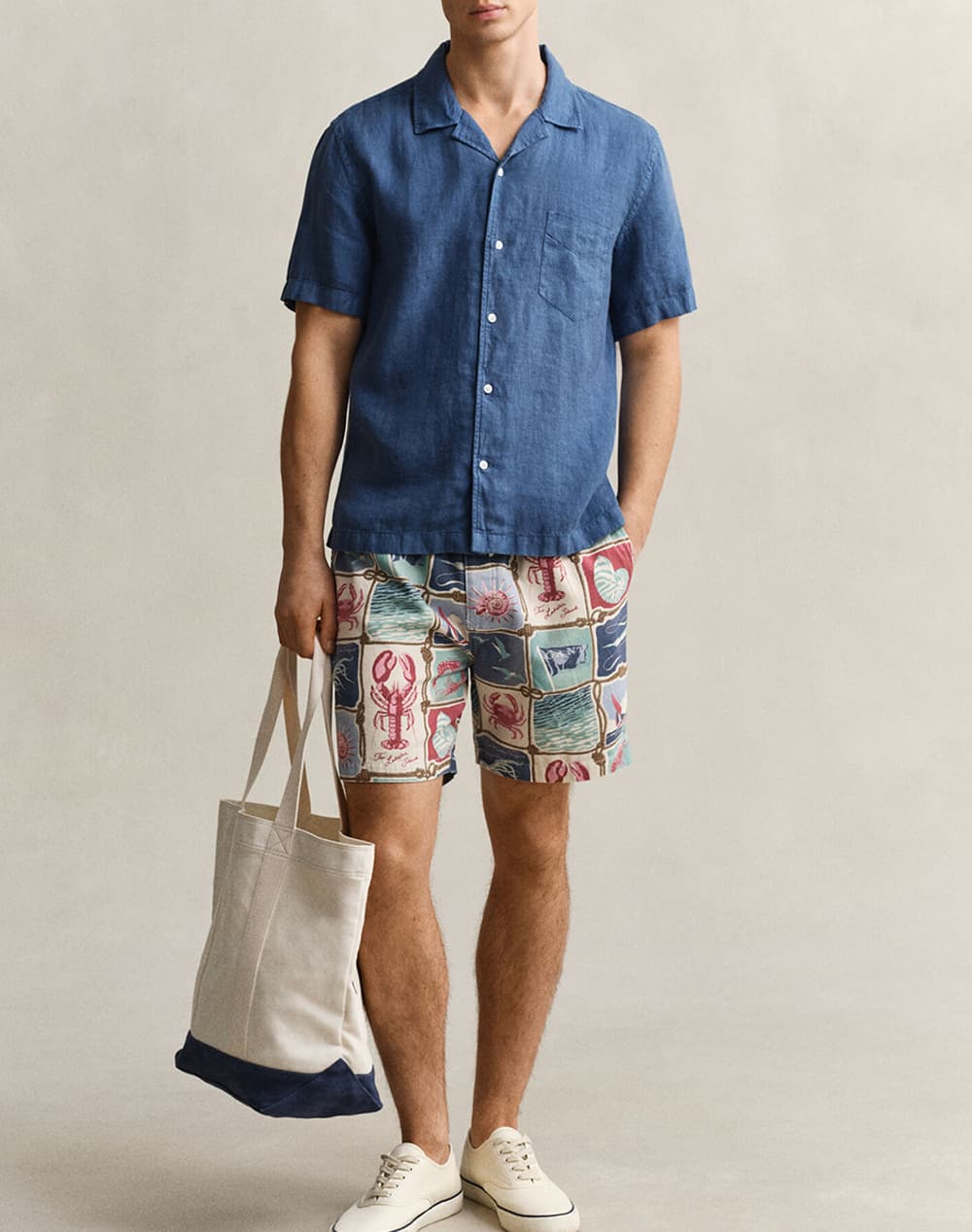 Men's Shirts Gant Blue