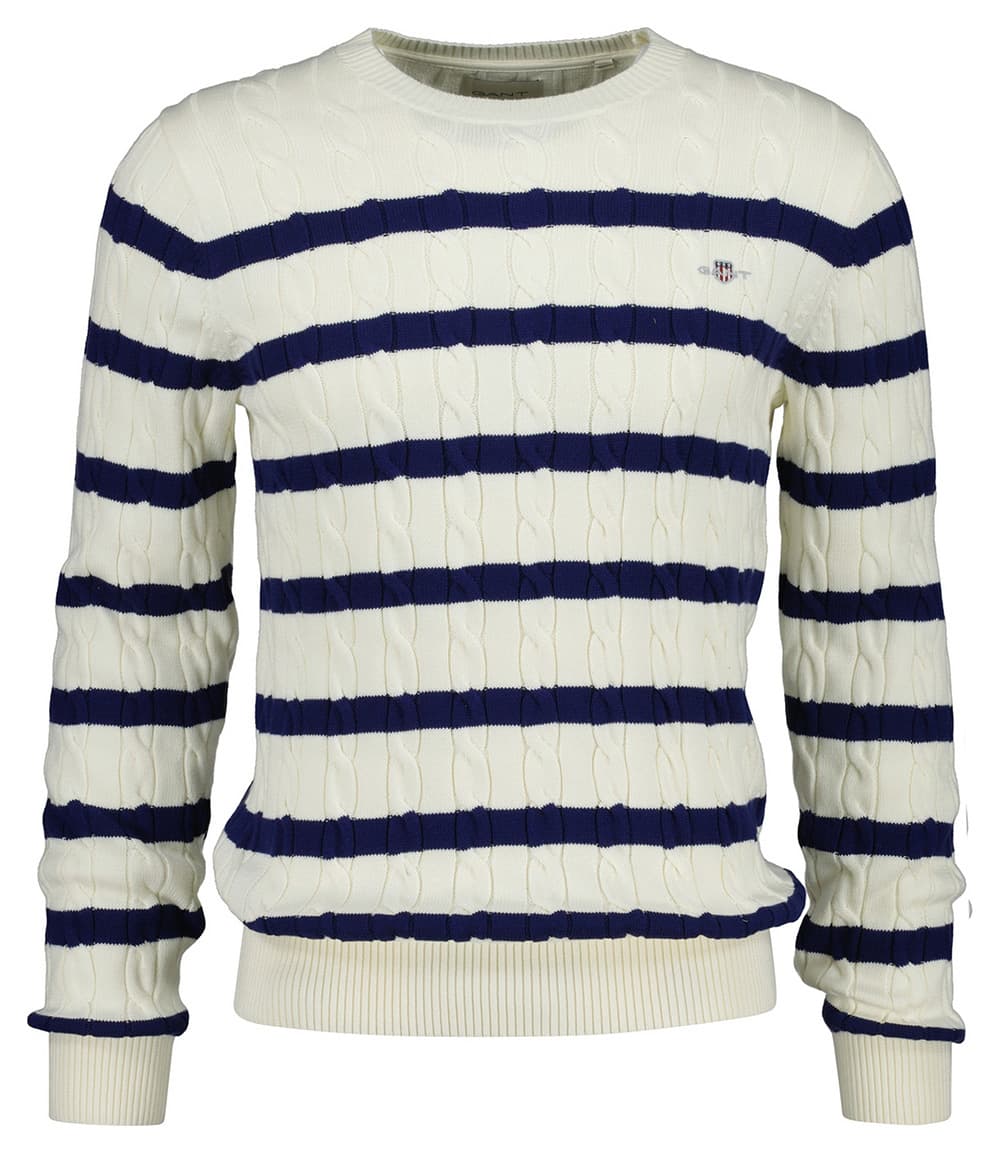 Men's Knitwear Gant Ecru