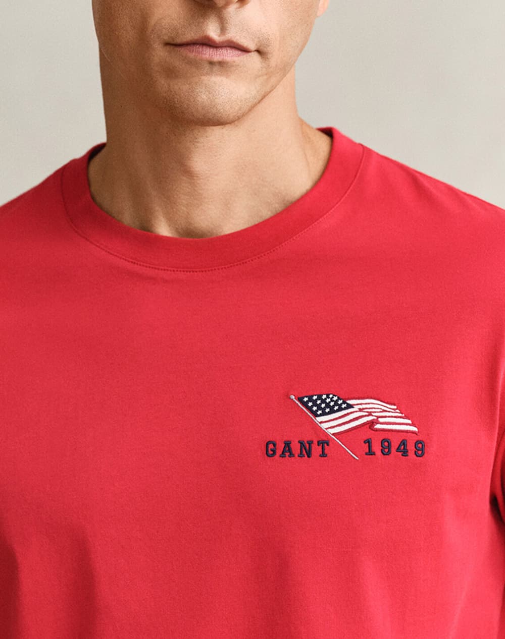 Men's T-Shirts Gant Red