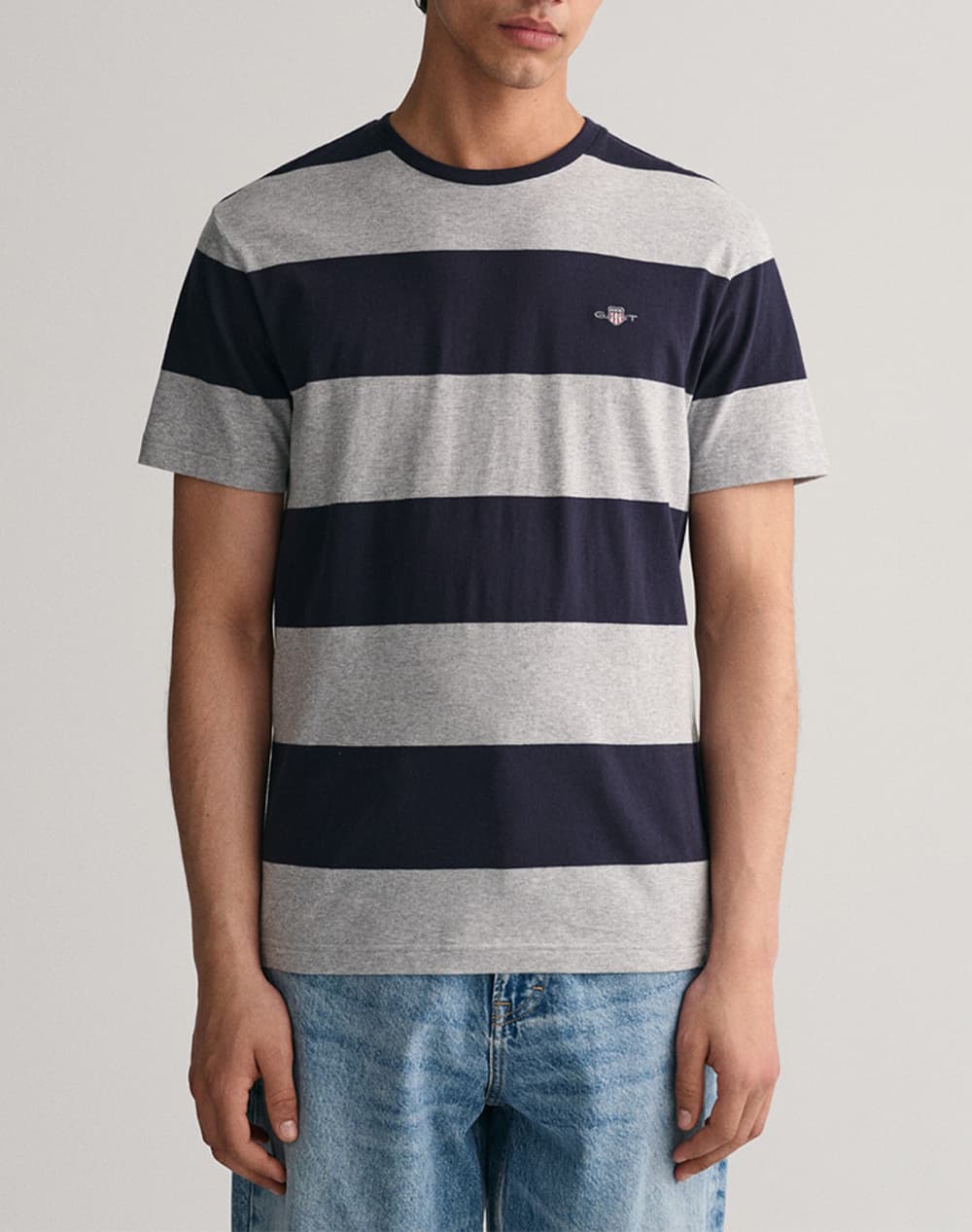 GANT ΜΠΛΟΥΖΑ ΚΜ BAR STRIPE SS T-SHIRT 3G2003203-113 OffWhite