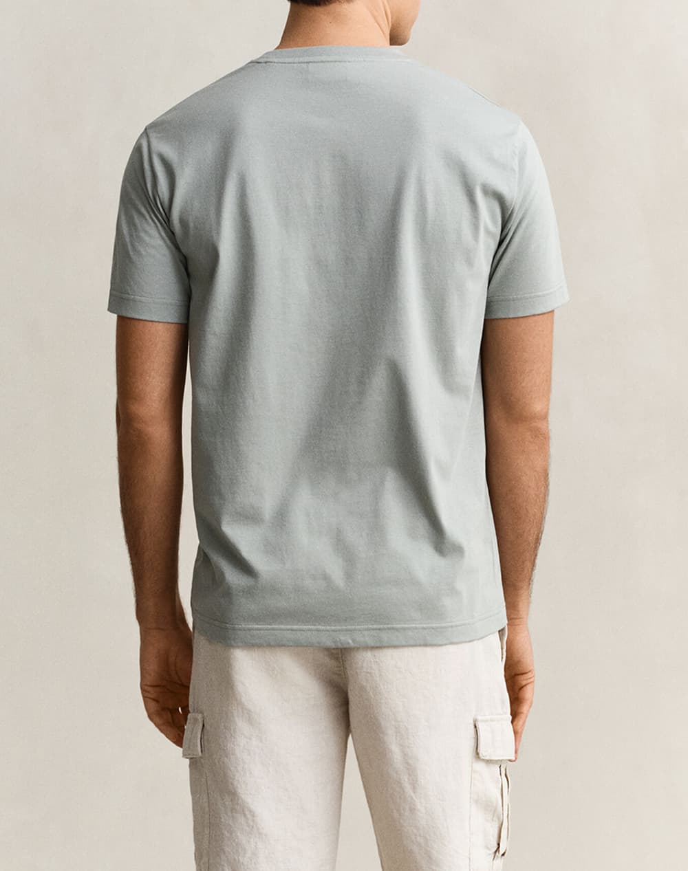 Men's T-Shirts Gant Gray