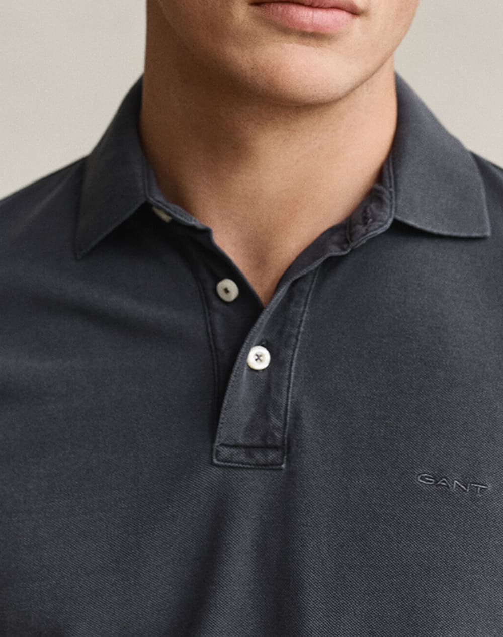 Men's Polo Shirts Gant Black