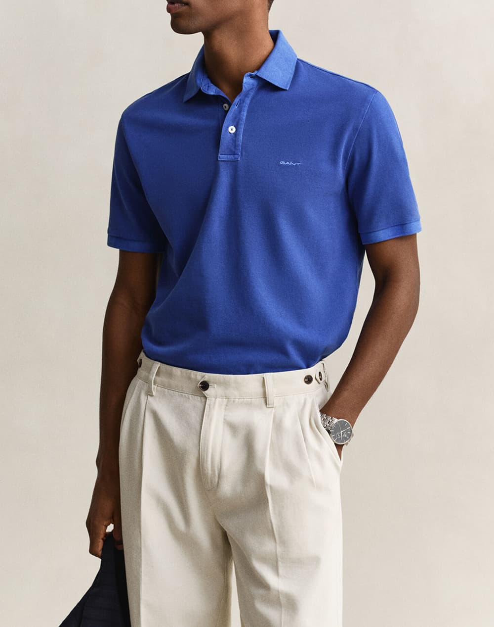 Men's Polo Shirts Gant Blue
