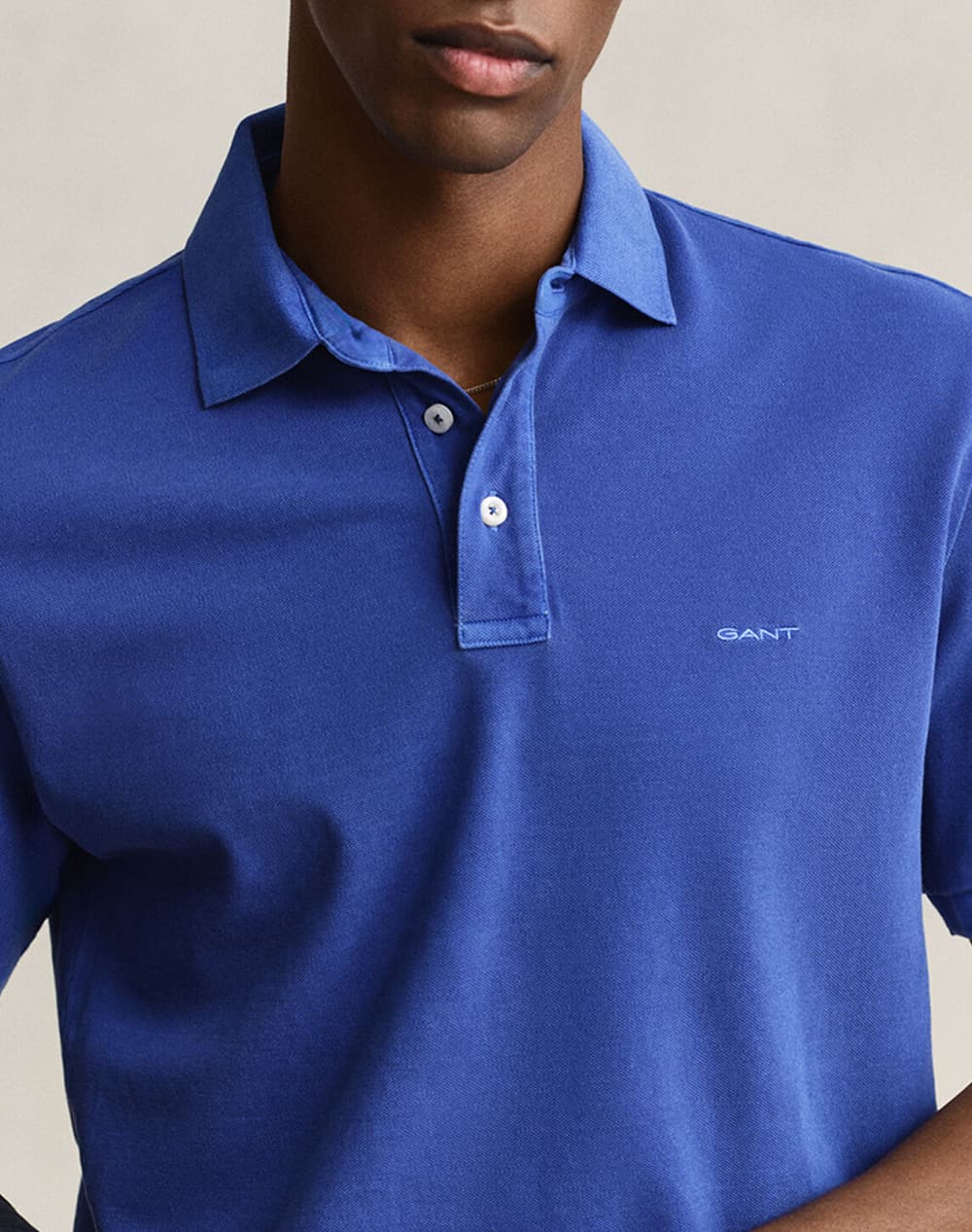 Men's Polo Shirts Gant Blue