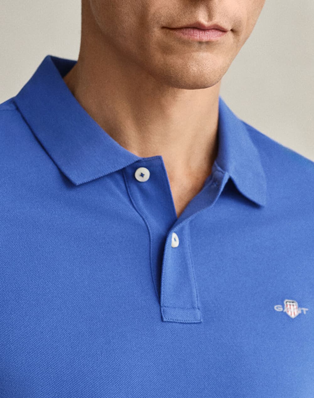 Men's Polo Shirts Gant Purple