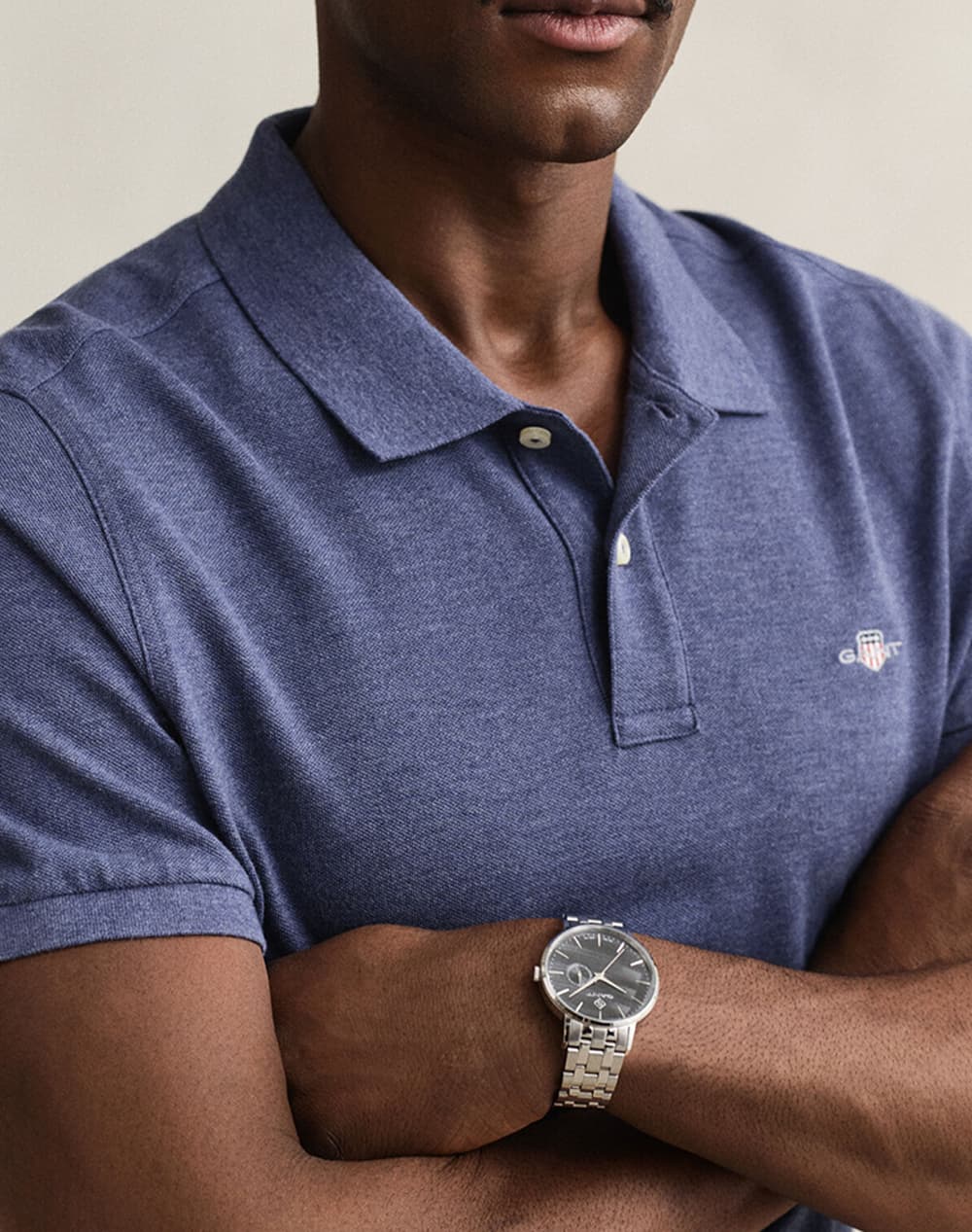 Men's Polo Shirts Gant Blue