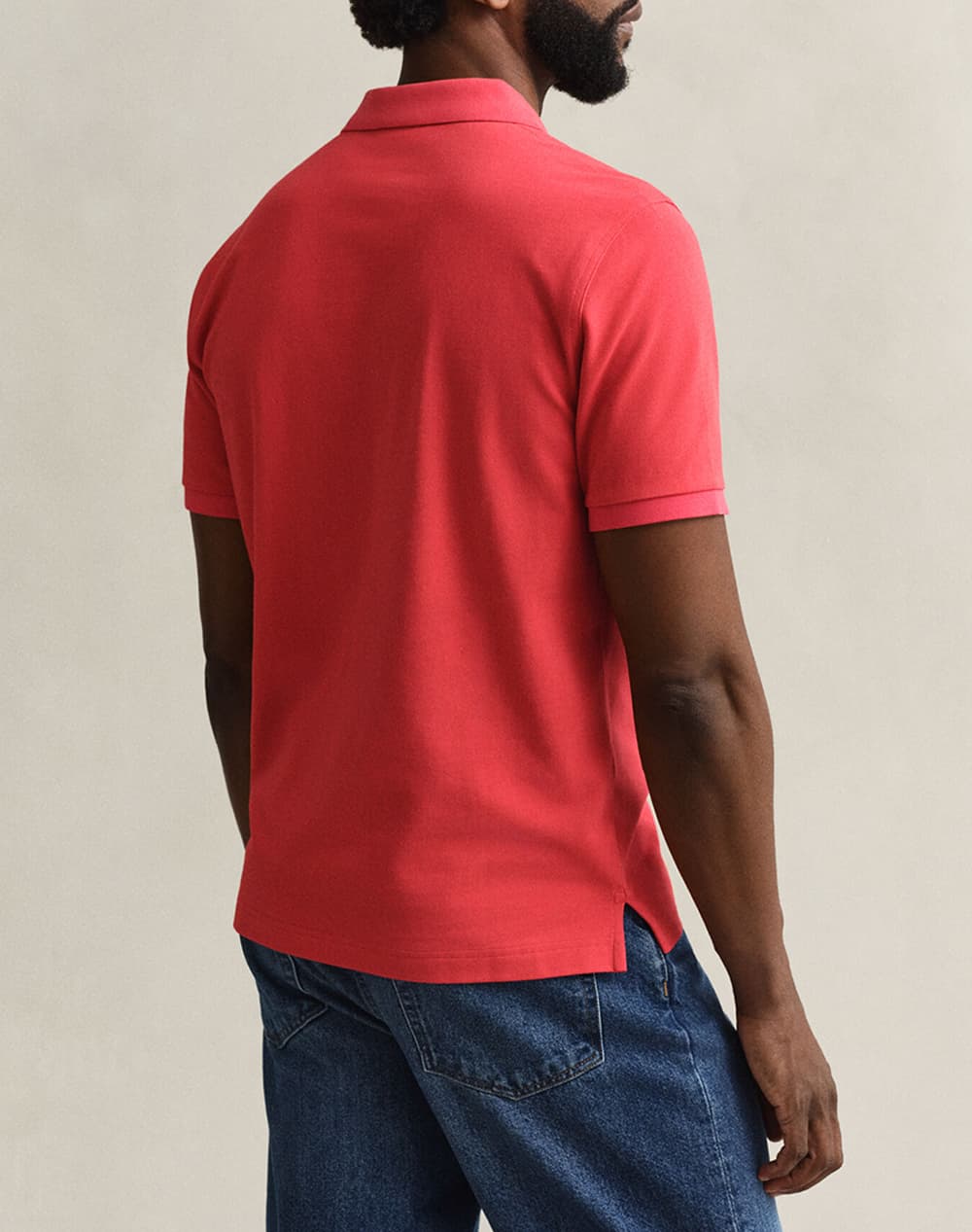 Men's Polo Shirts Gant Red