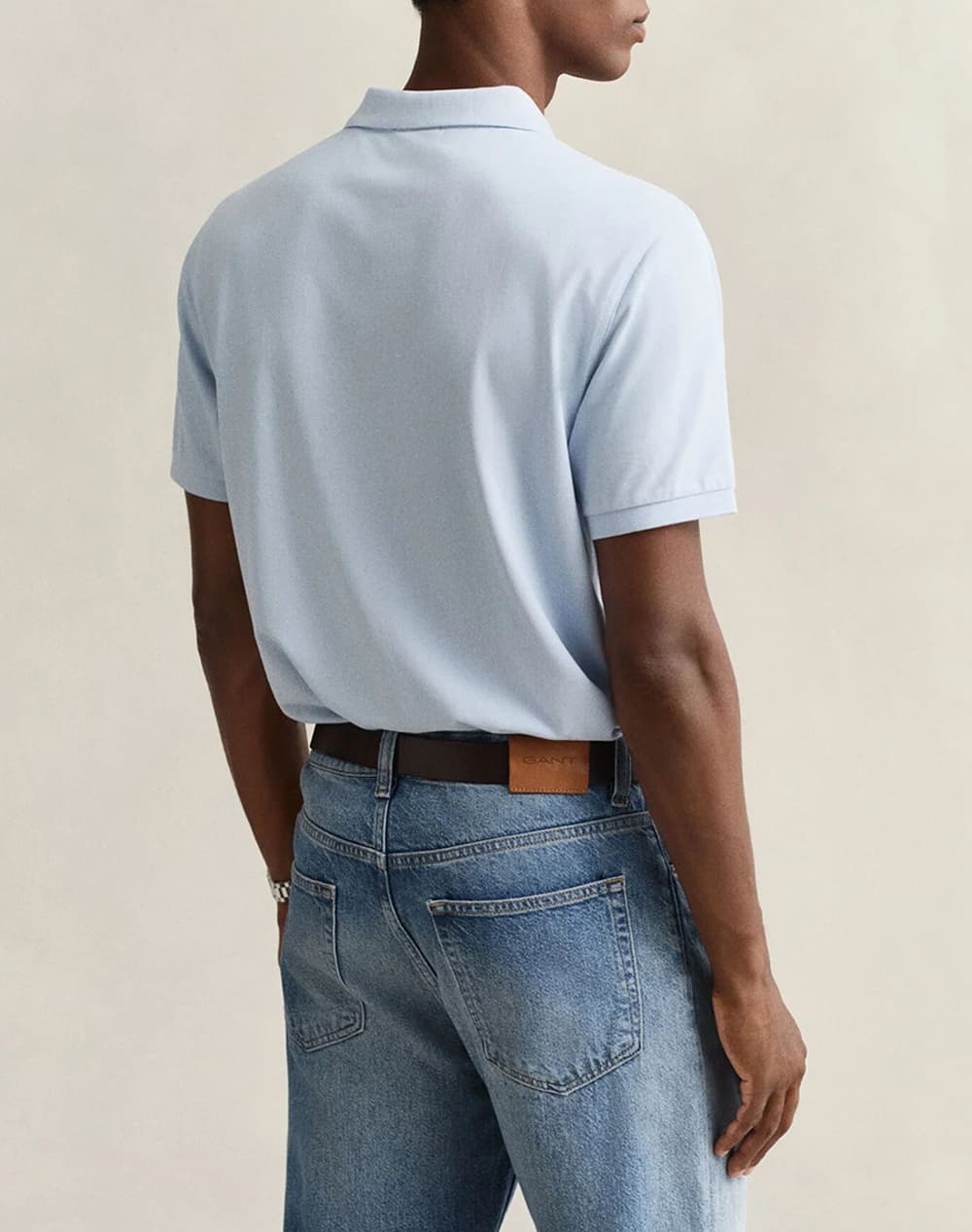 Men's Polo Shirts Gant Blue