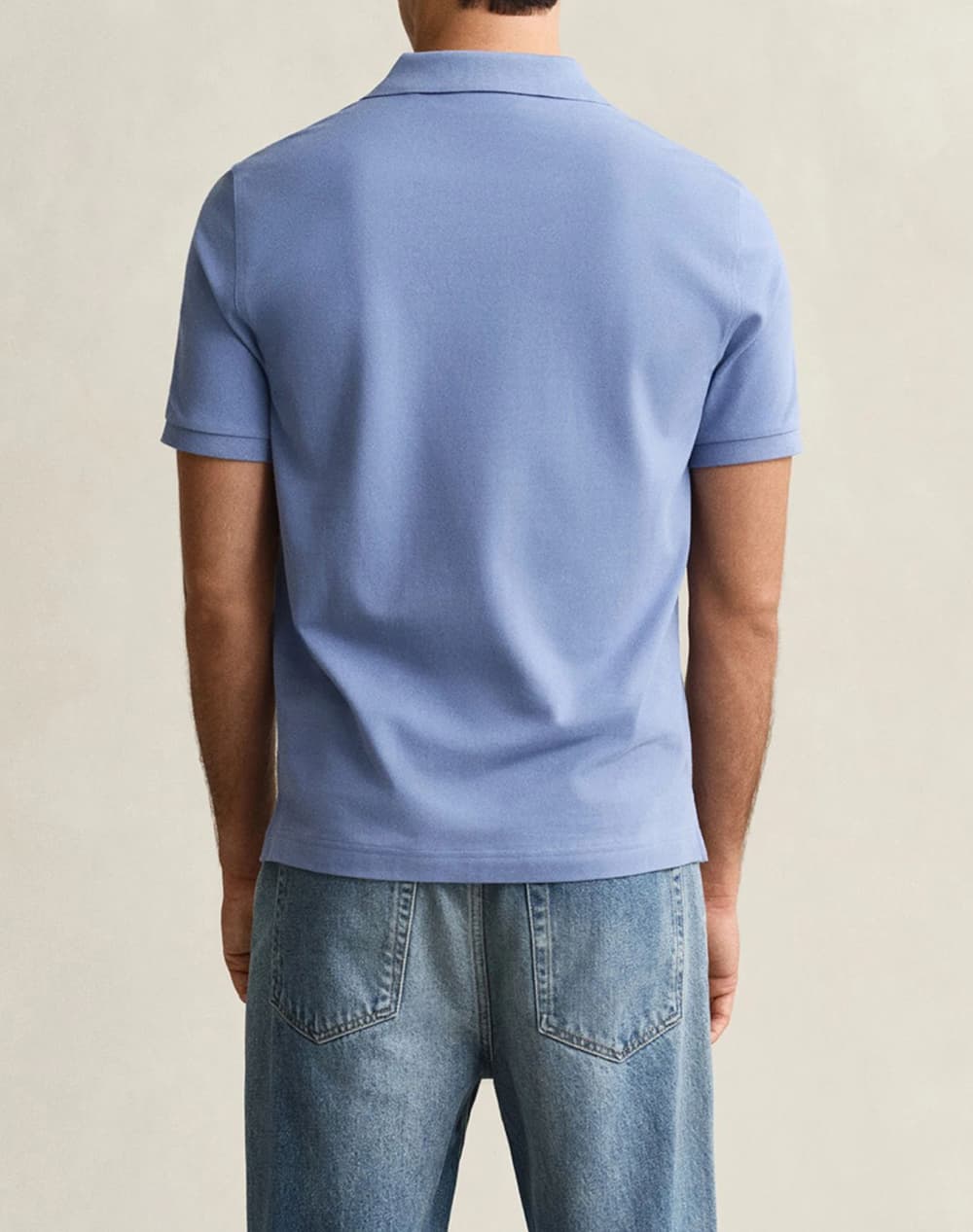 Men's Polo Shirts Gant Blue