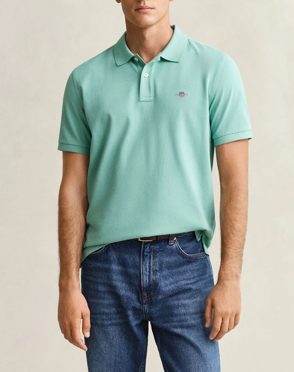 Men's Polo Shirts Gant Blue
