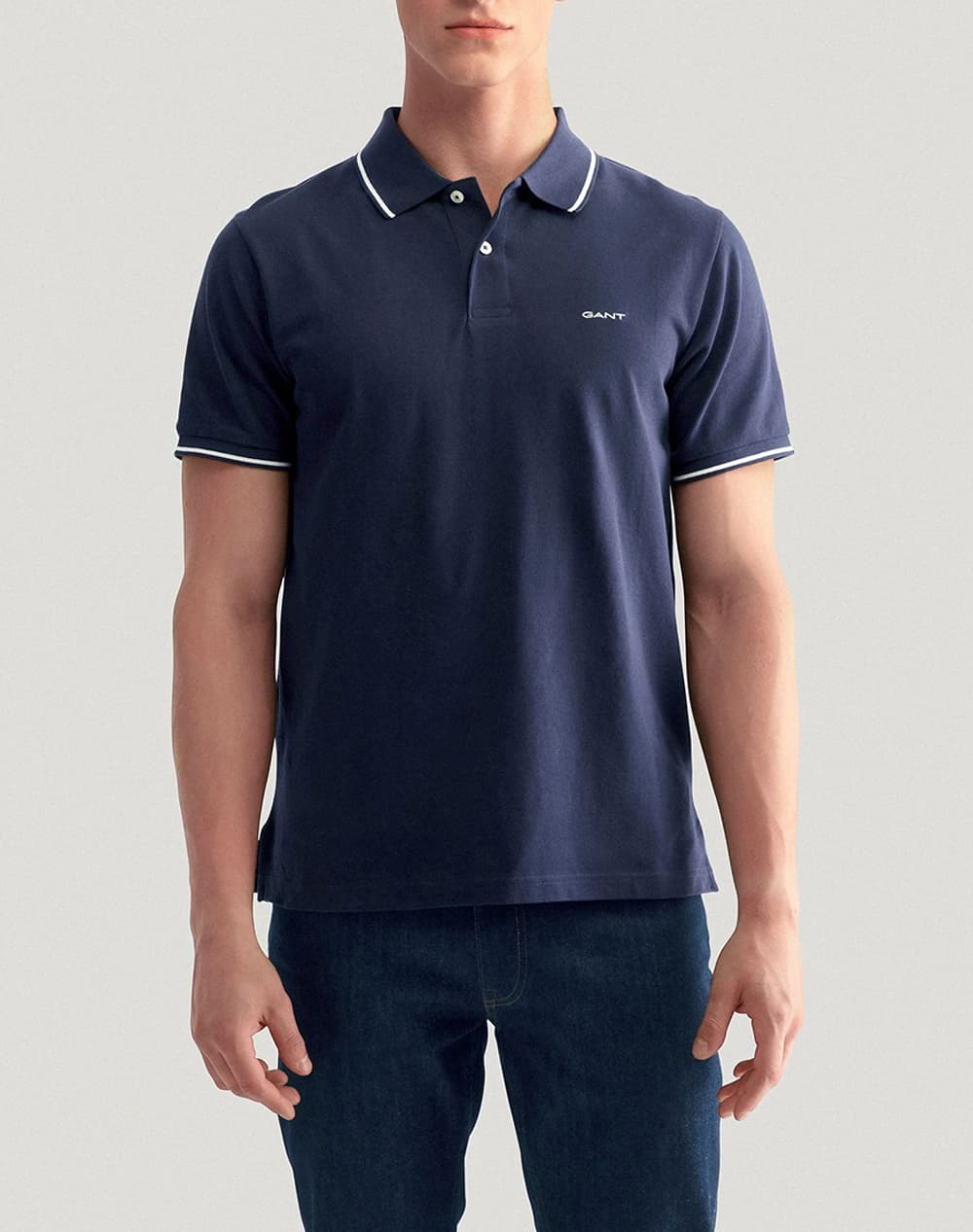 Men's Polo Shirts Gant Blue
