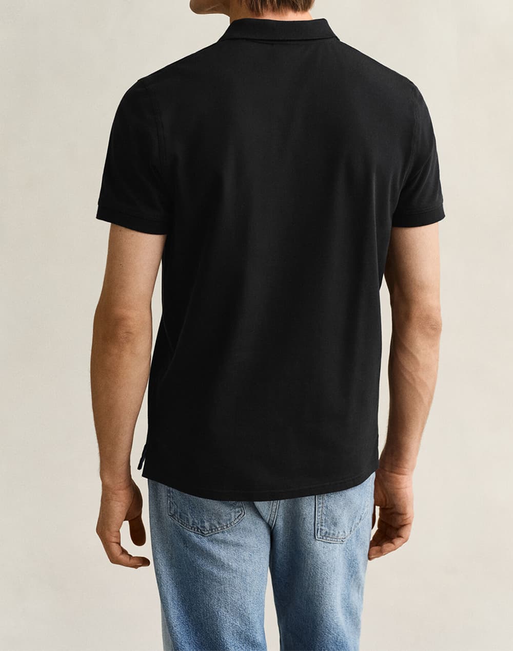 Men's Polo Shirts Gant Black