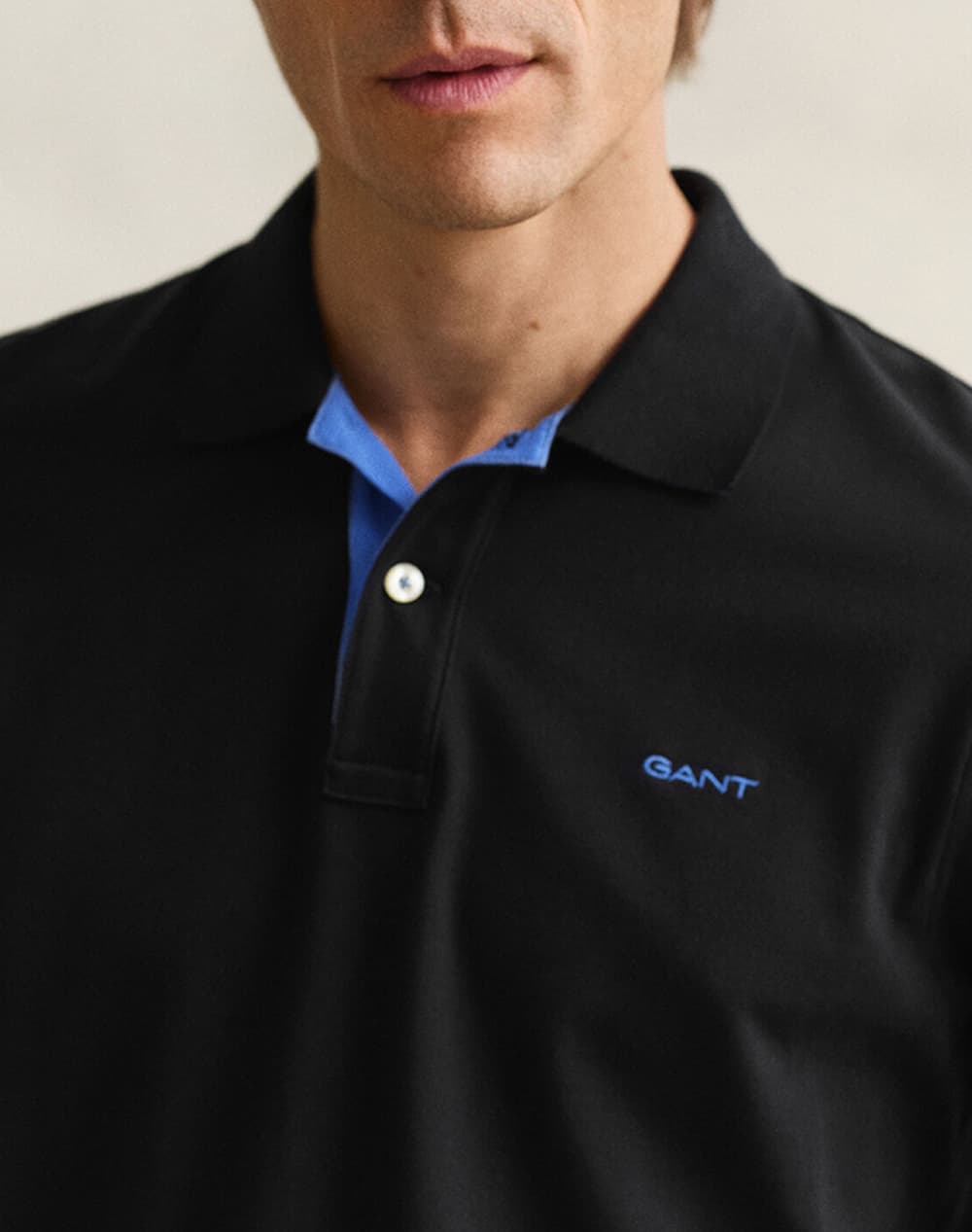 Men's Polo Shirts Gant Black