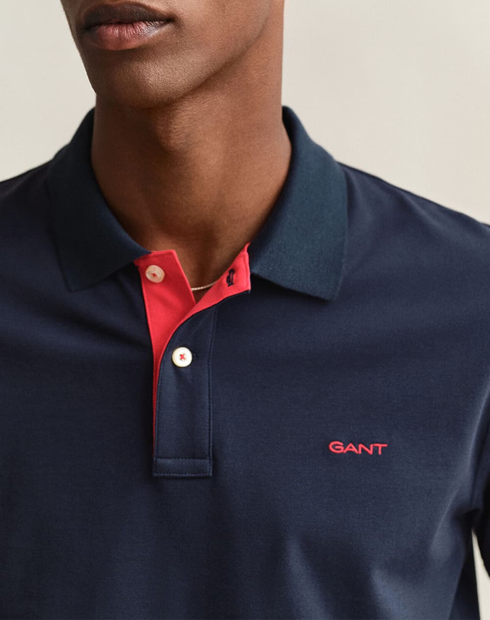 Men's Polo Shirts Gant Blue