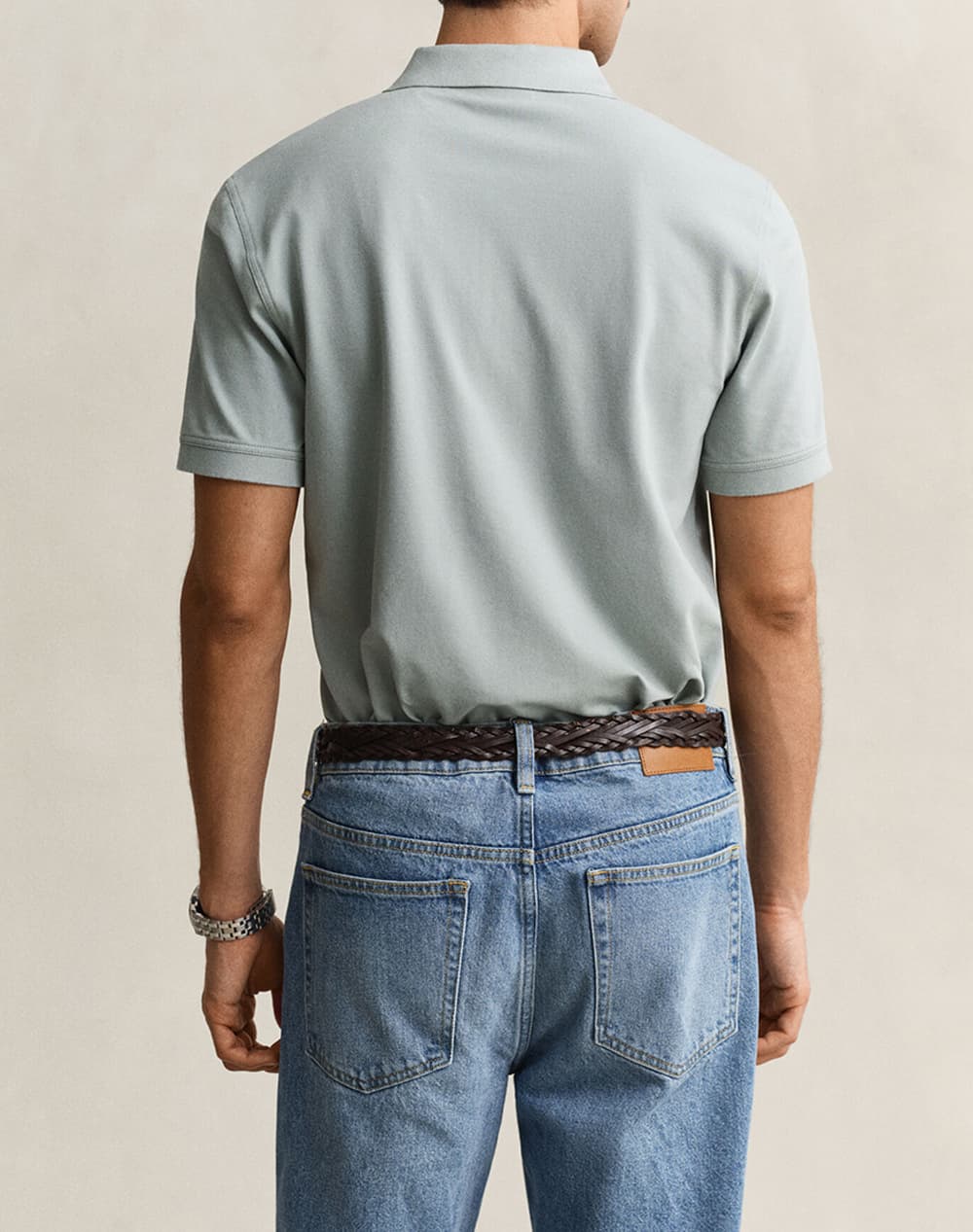 Men's Polo Shirts Gant Gray