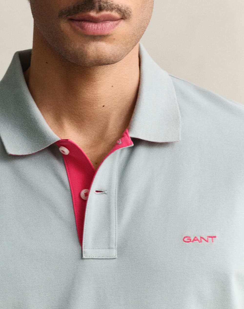 Men's Polo Shirts Gant Gray